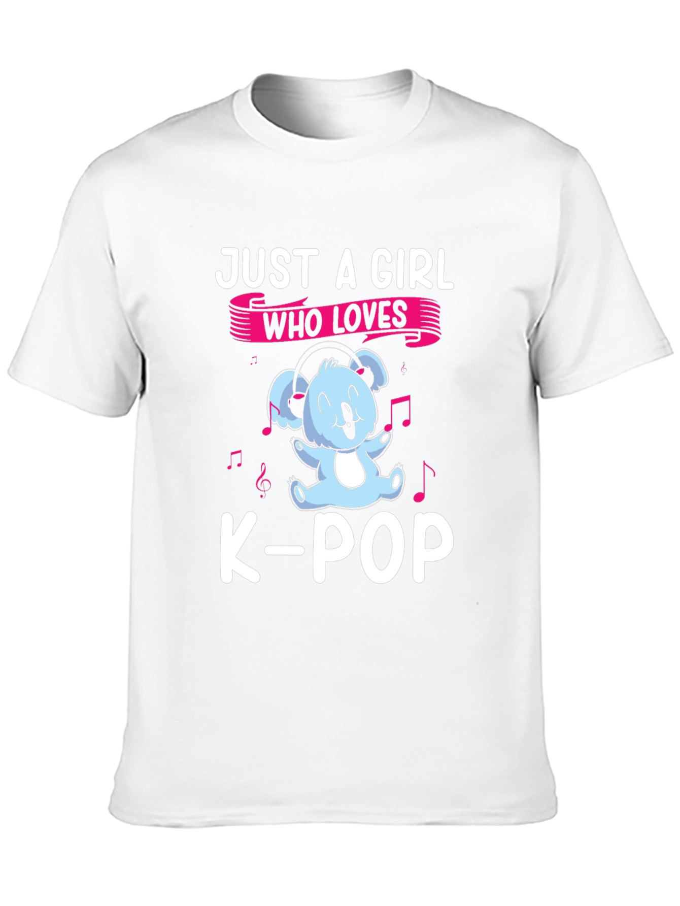 Just A Girl Who Loves K-Pop T-Shirt Cute Koala