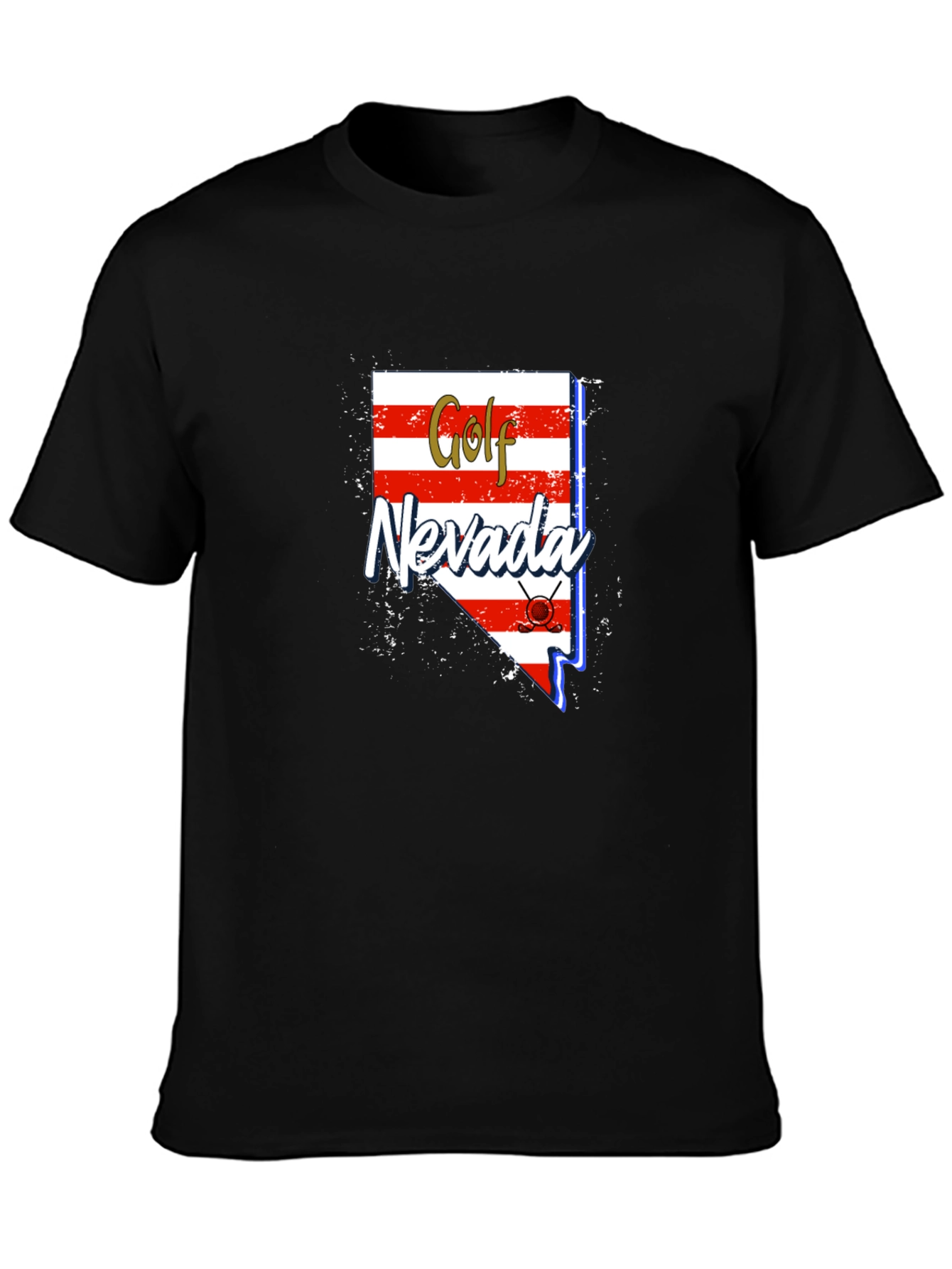 Golf Nevada T-Shirt - Novelty State Pride Tee