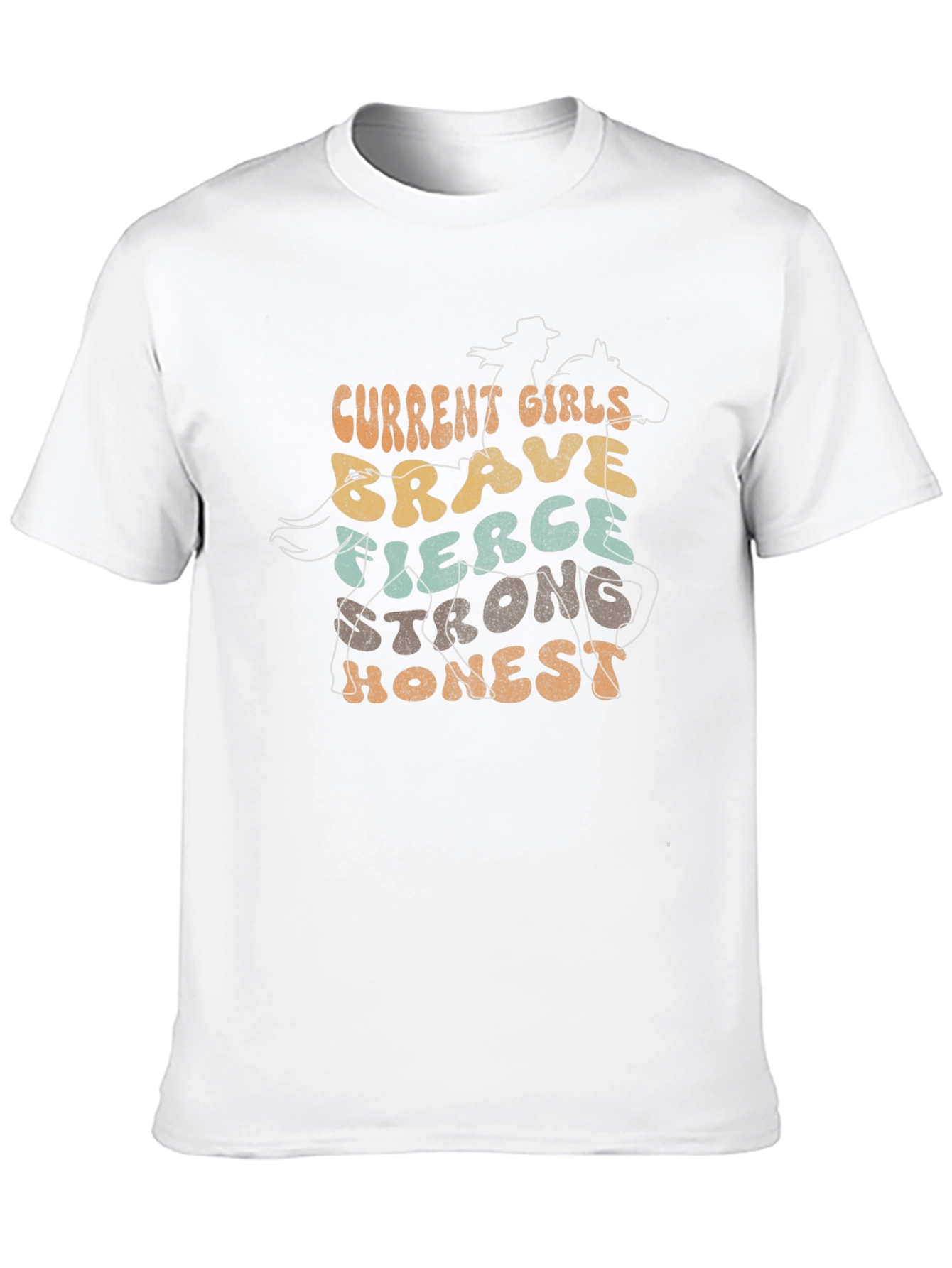 Cowgirl Spirit T-Shirt - Brave Fierce Honest