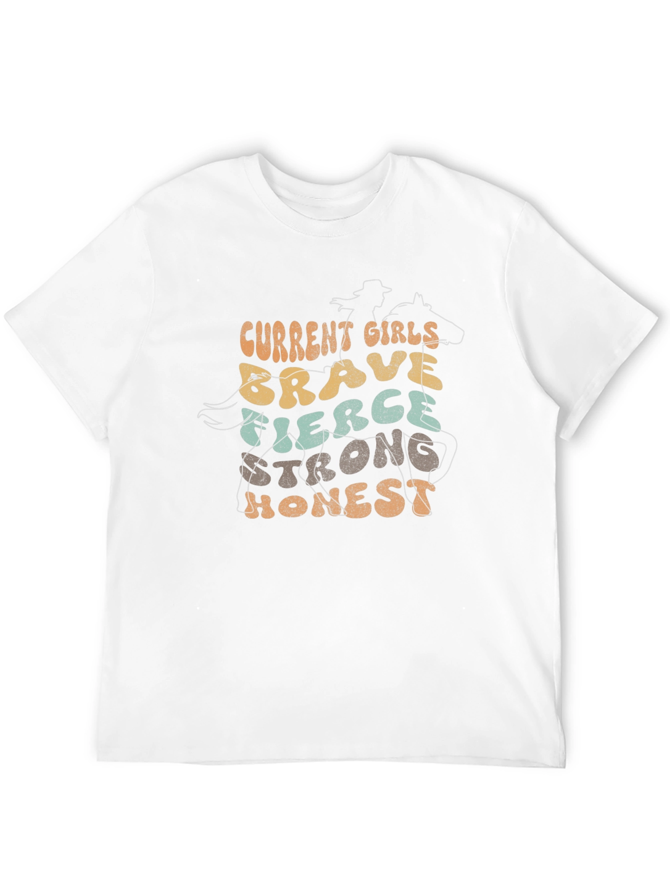Cowgirl Spirit T-Shirt - Brave Fierce Honest