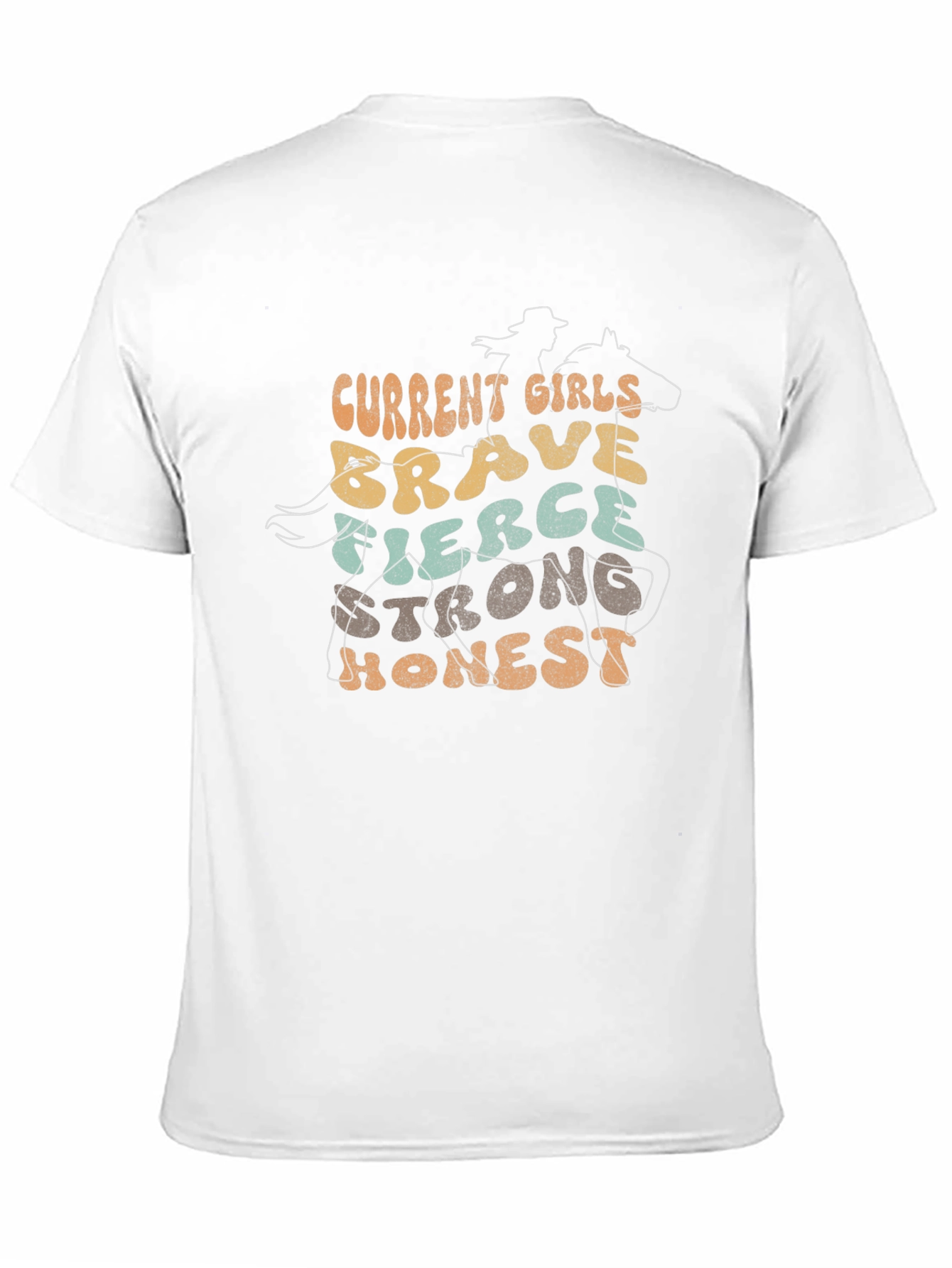 Cowgirl Spirit T-Shirt - Brave Fierce Honest