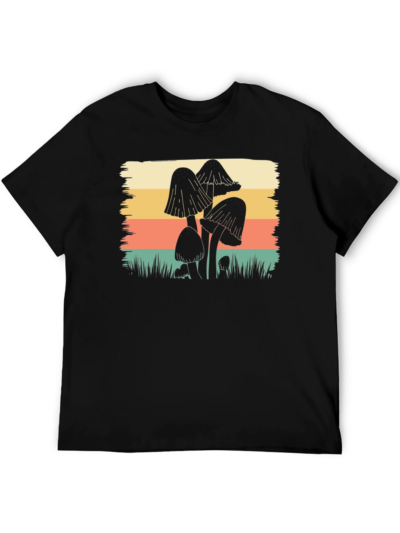 Retro Mushroom Graphic Tee - Stylish Comfort