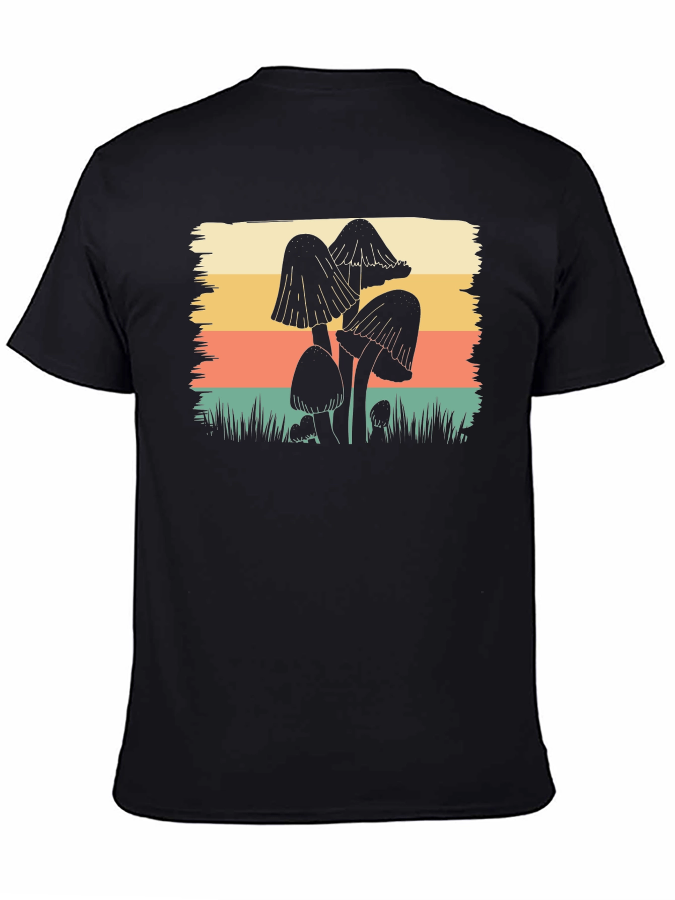 Retro Mushroom Graphic Tee - Stylish Comfort