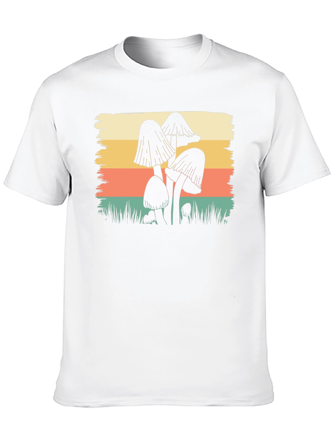 Retro Mushroom Graphic Tee - Stylish Comfort