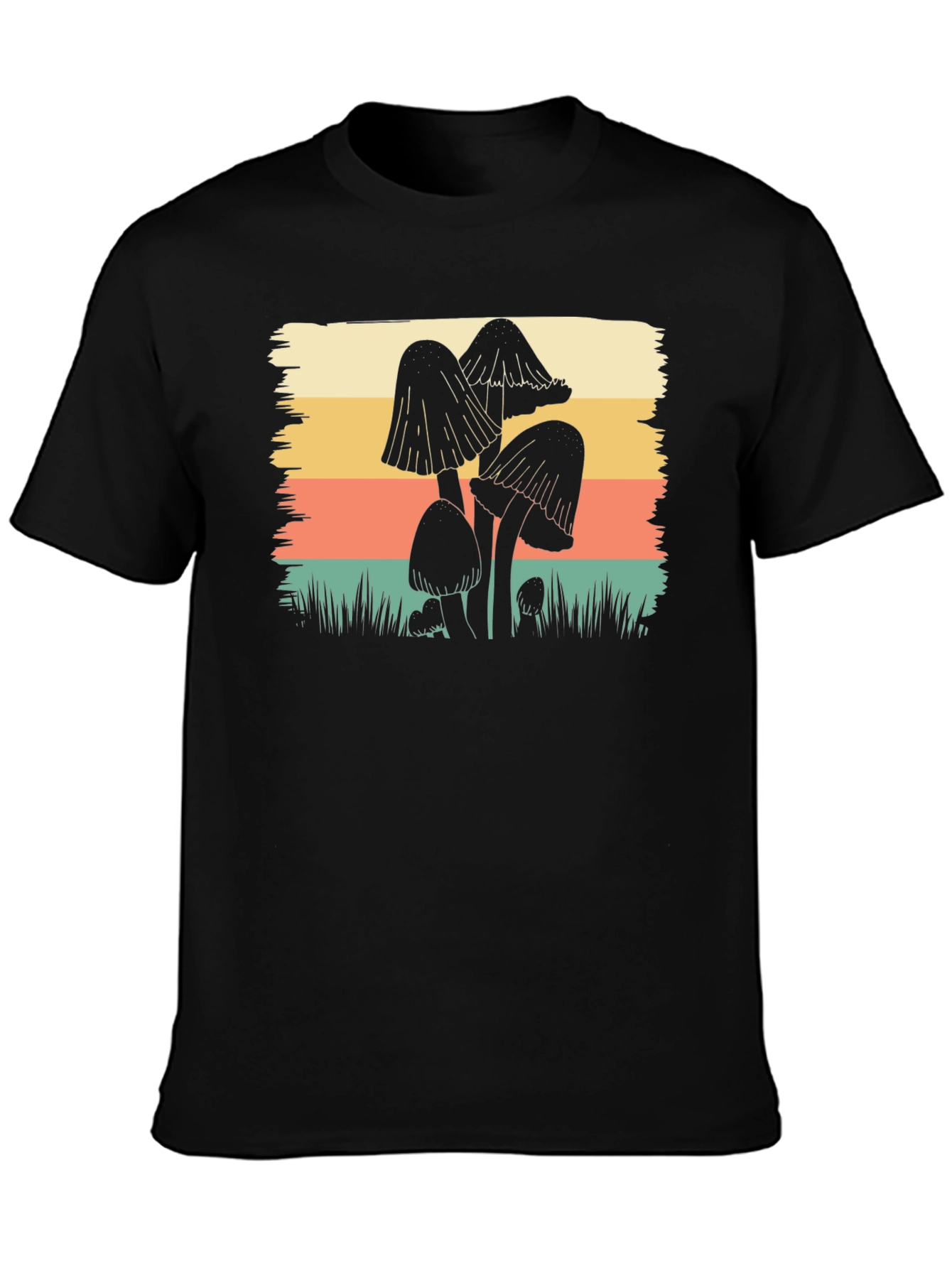 Retro Mushroom Graphic Tee - Stylish Comfort