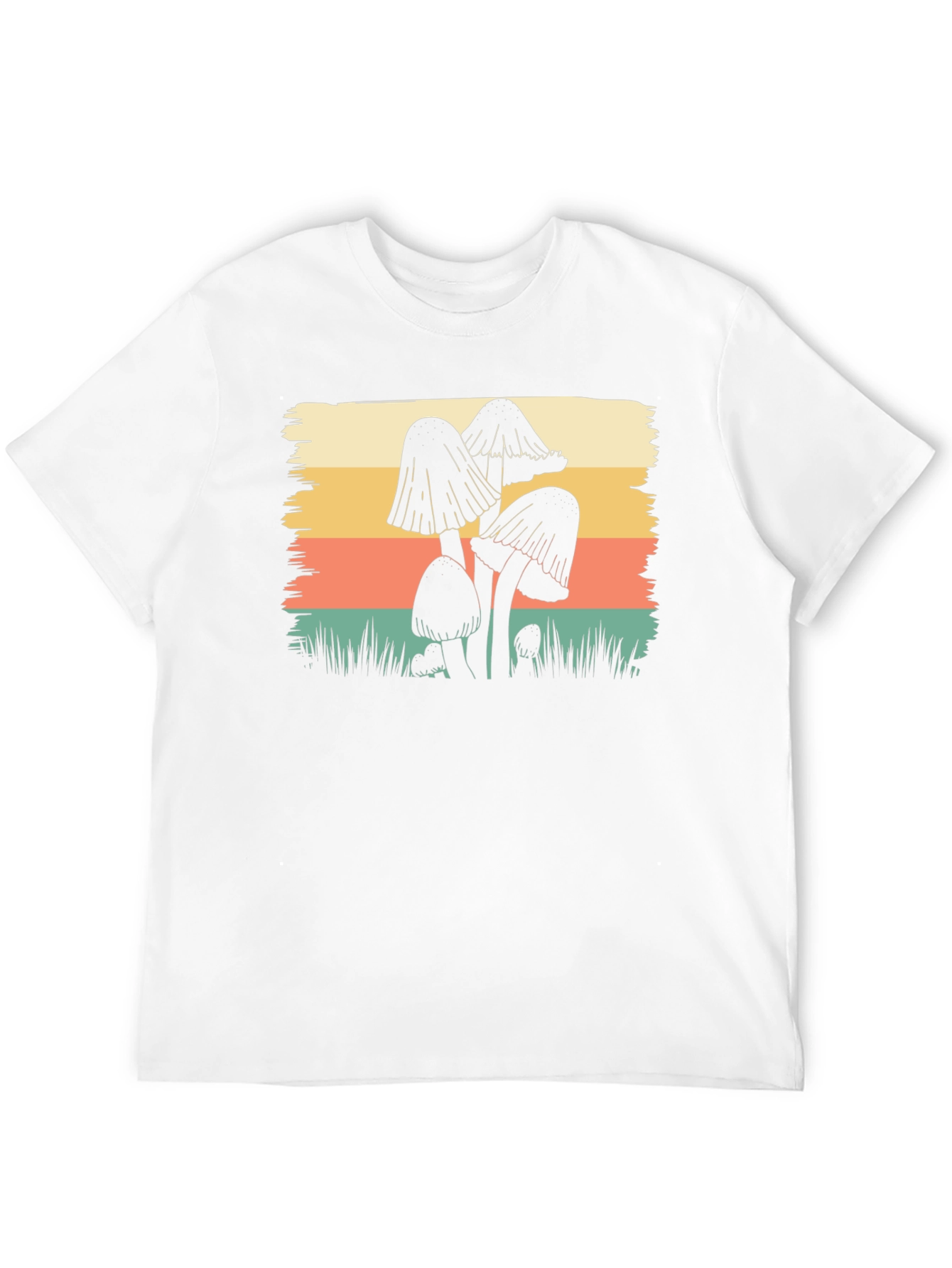 Retro Mushroom Graphic Tee - Stylish Comfort