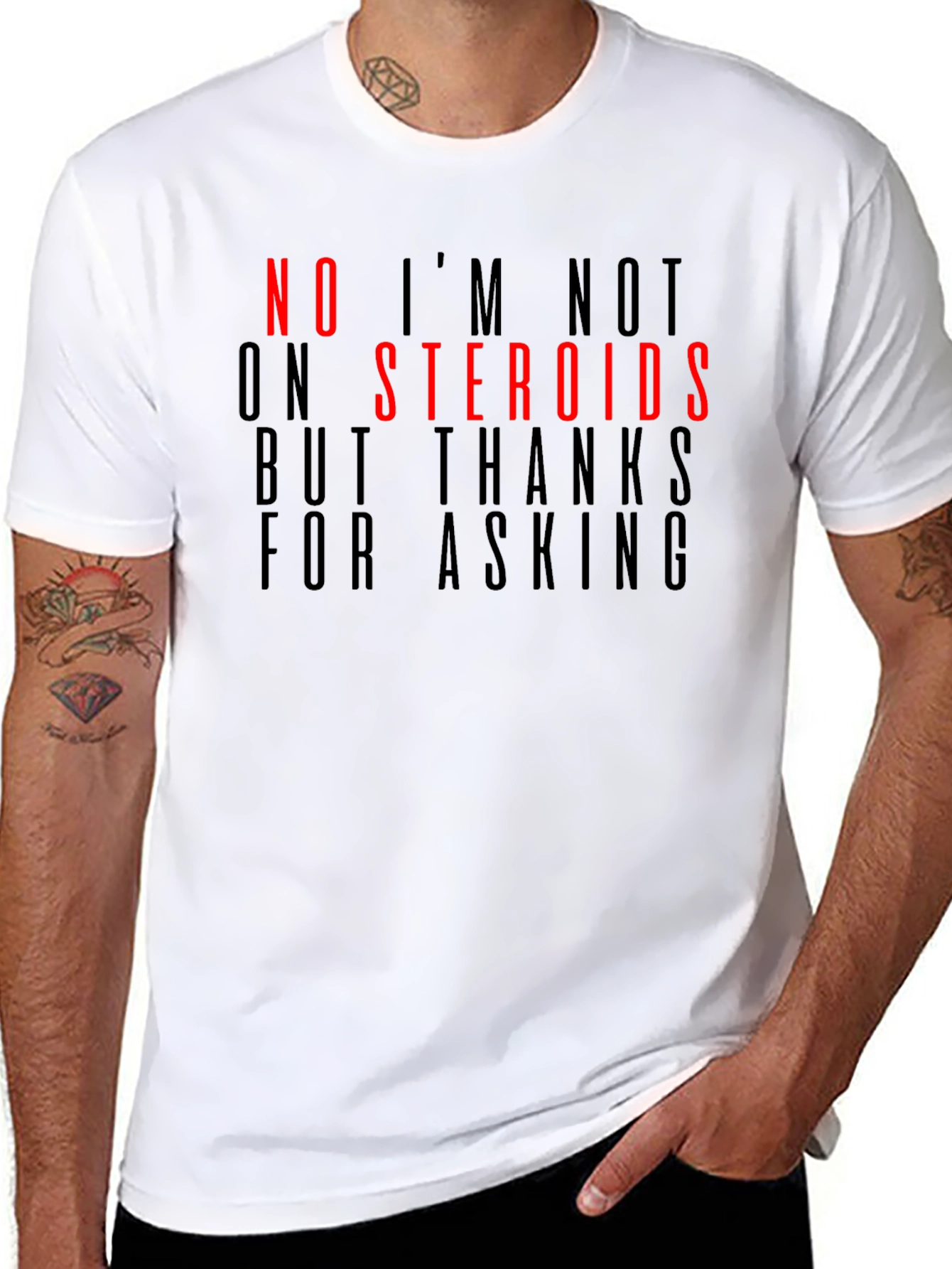 Funny Steroid T-Shirt - Gym Humor Apparel