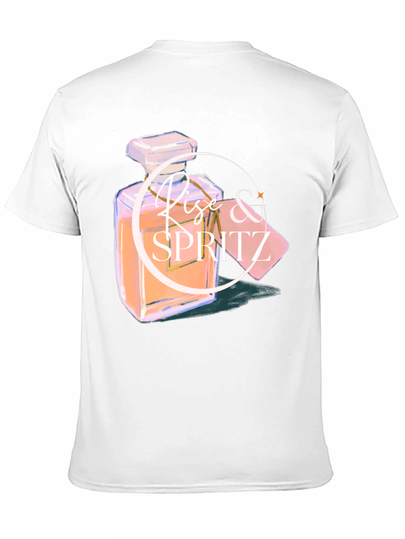 Rise & Spritz Black Graphic Tee