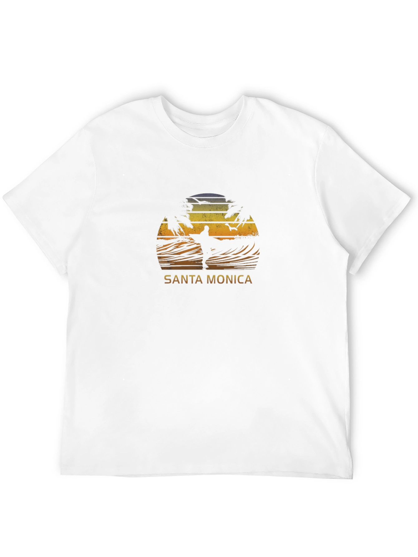 Santa Monica Surfer Graphic Tee