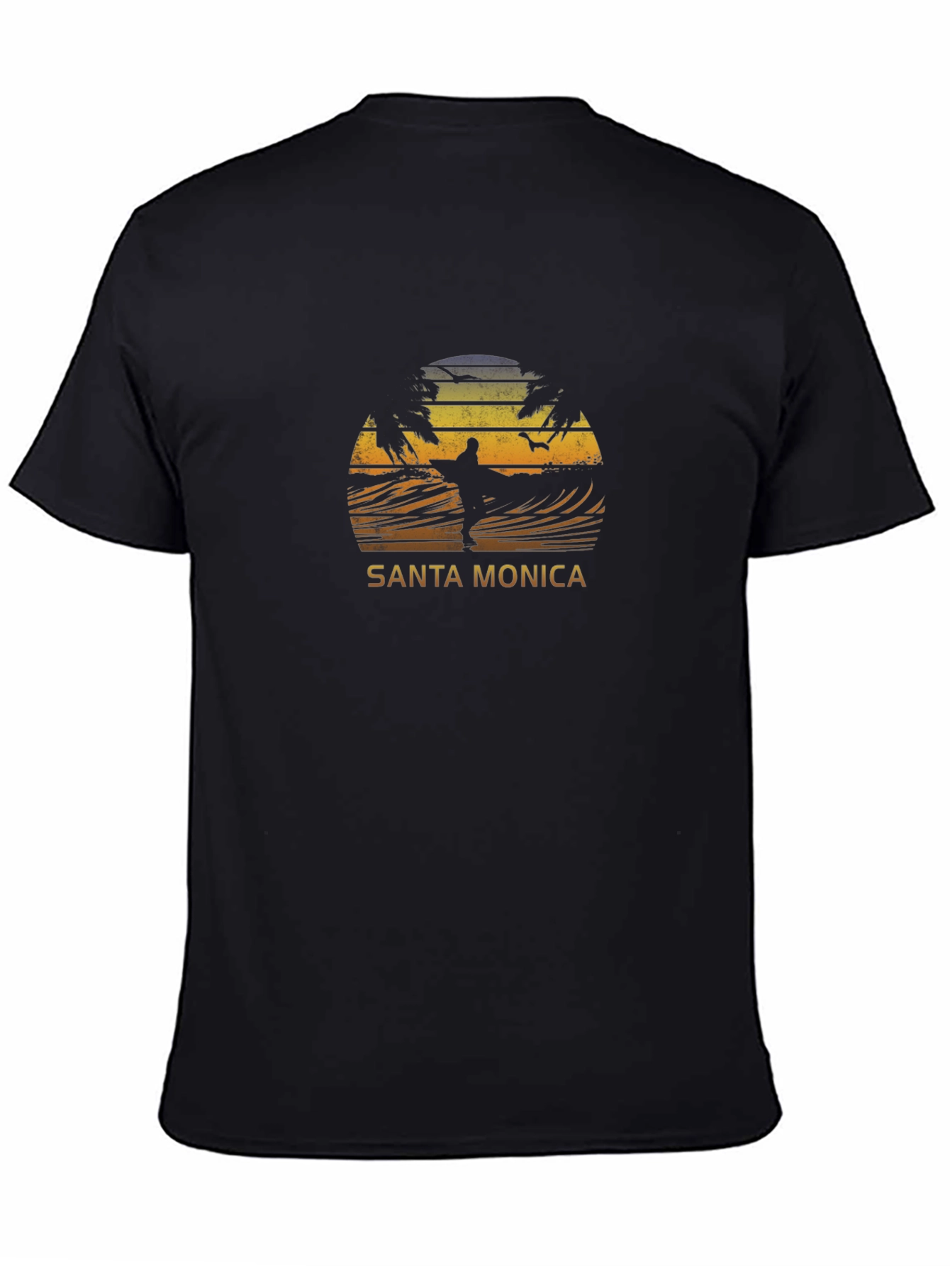Santa Monica Surfer Graphic Tee
