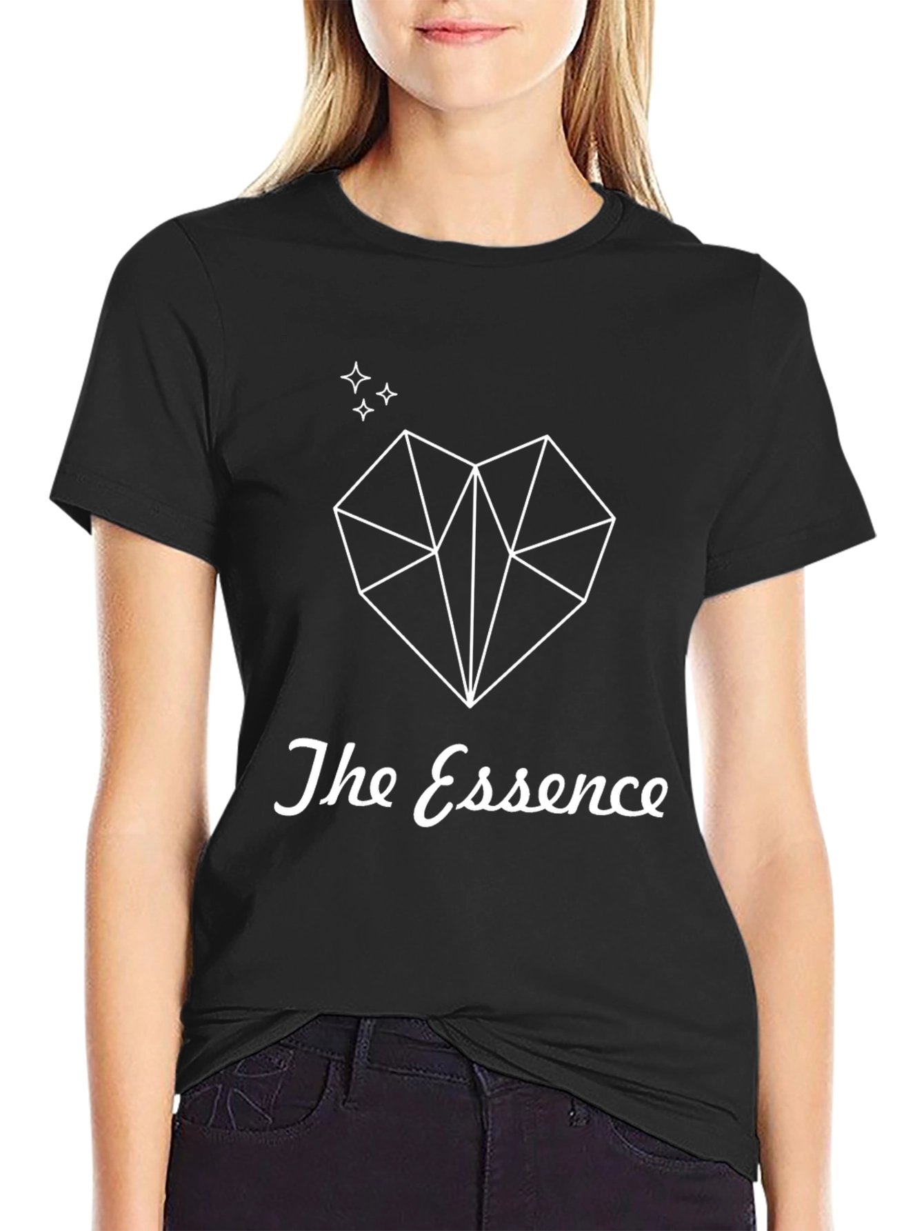 The Essence Graphic Tee - Stylish Geometric Design