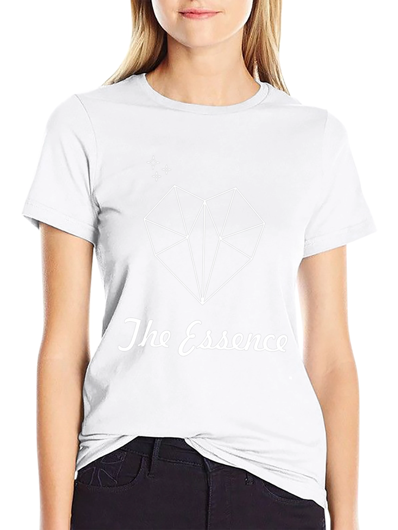 The Essence Graphic Tee - Stylish Geometric Design
