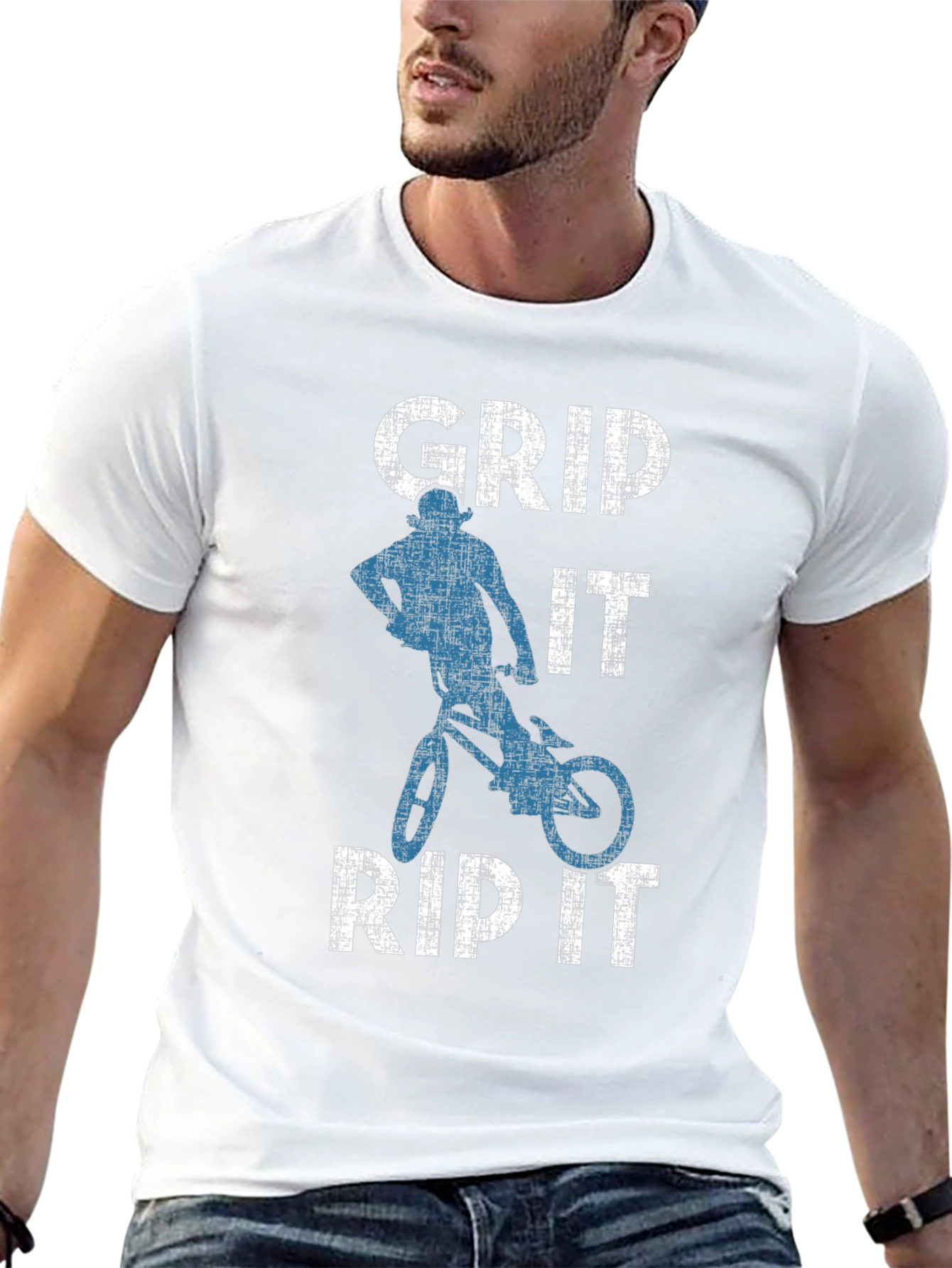 Grip It Rip It Biking T-Shirt