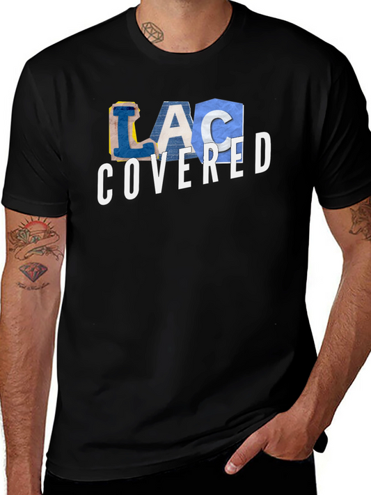 LAC Covered Graphic Tee - Stylish Short Sleeve Shirt
