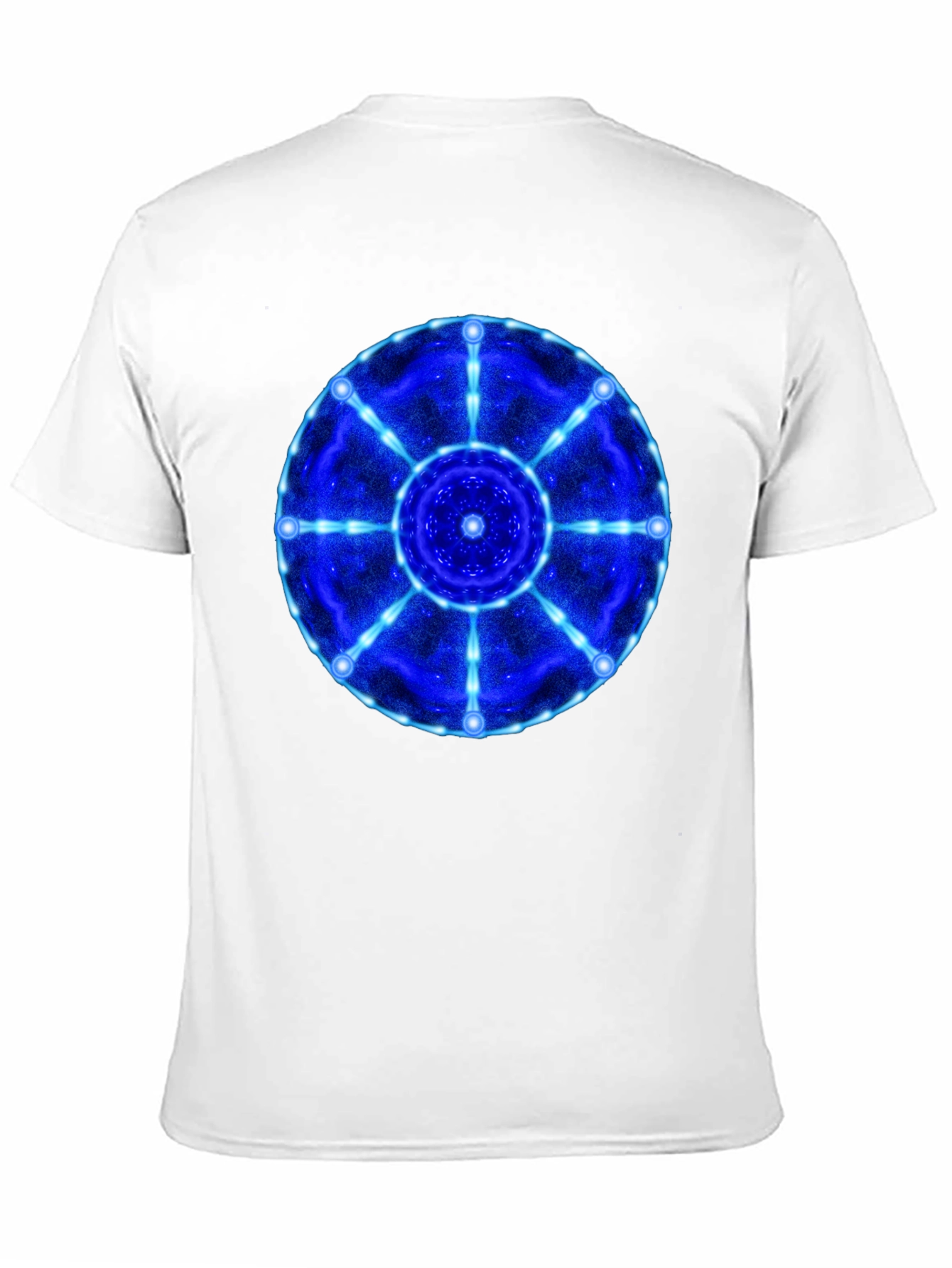 Cosmic Mandala Graphic T-Shirt - Black