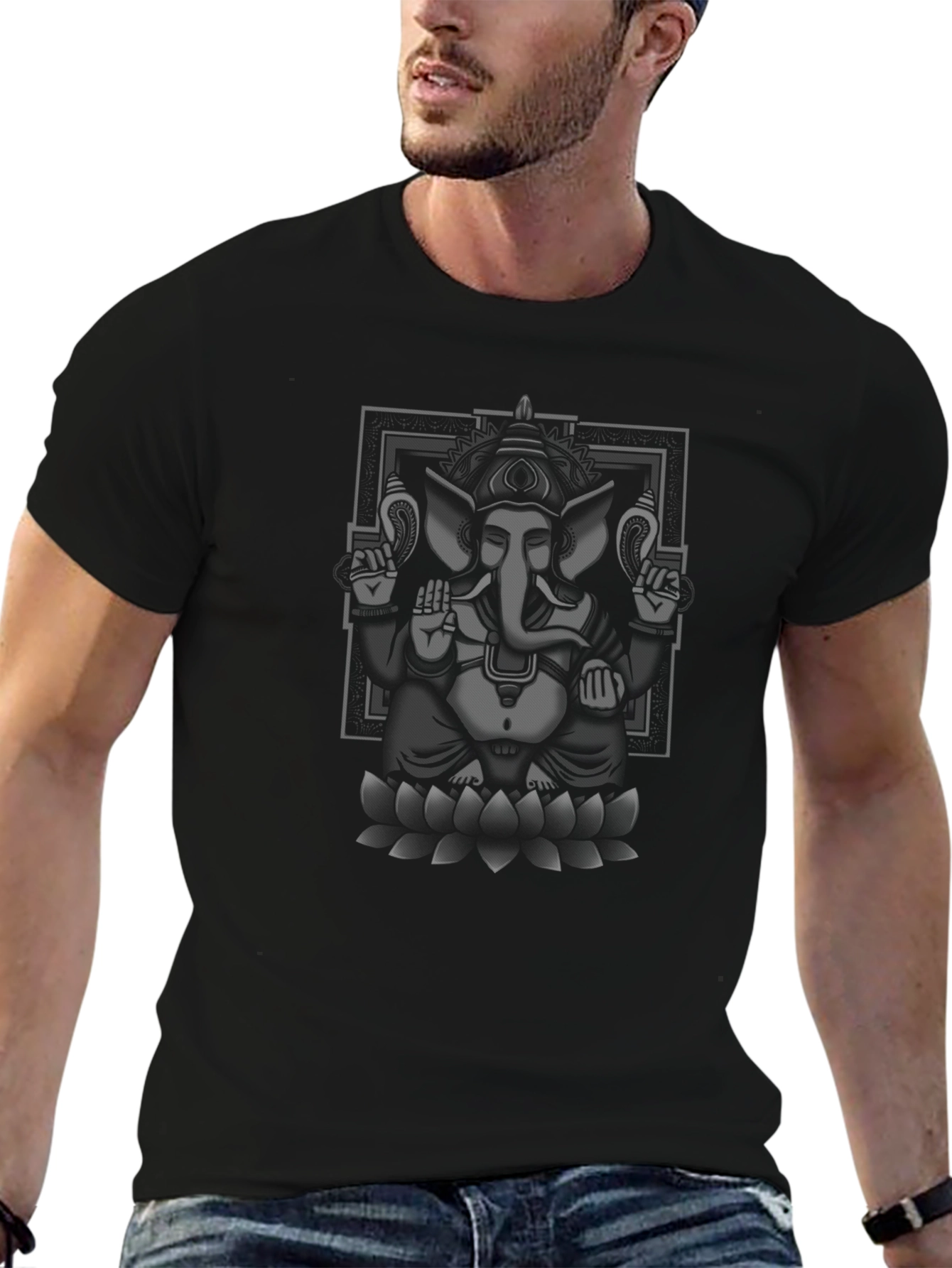 Ganesha Graphic Print T-Shirt