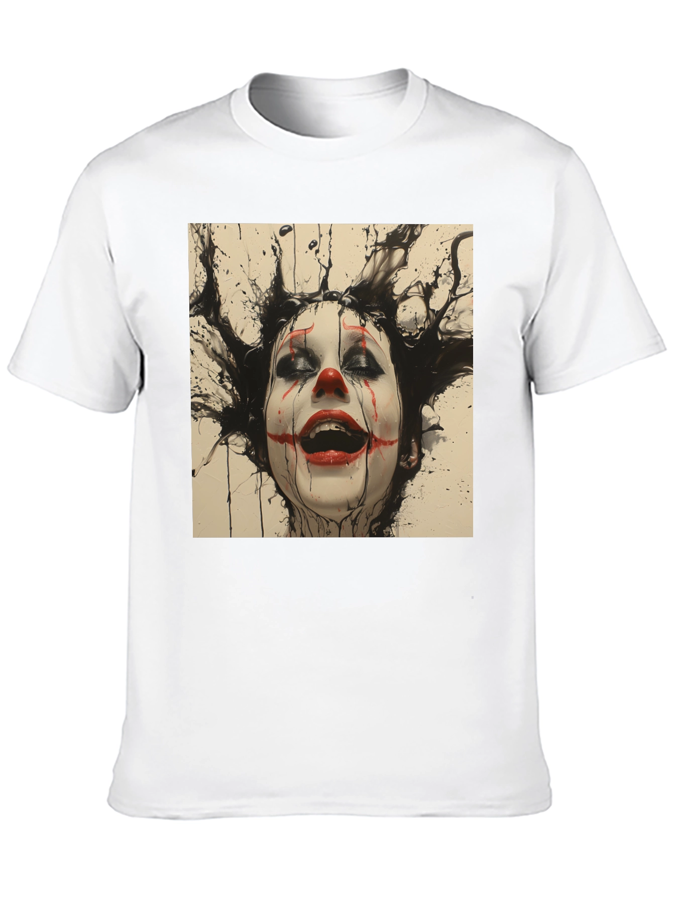 Clown Graphic Black T-Shirt