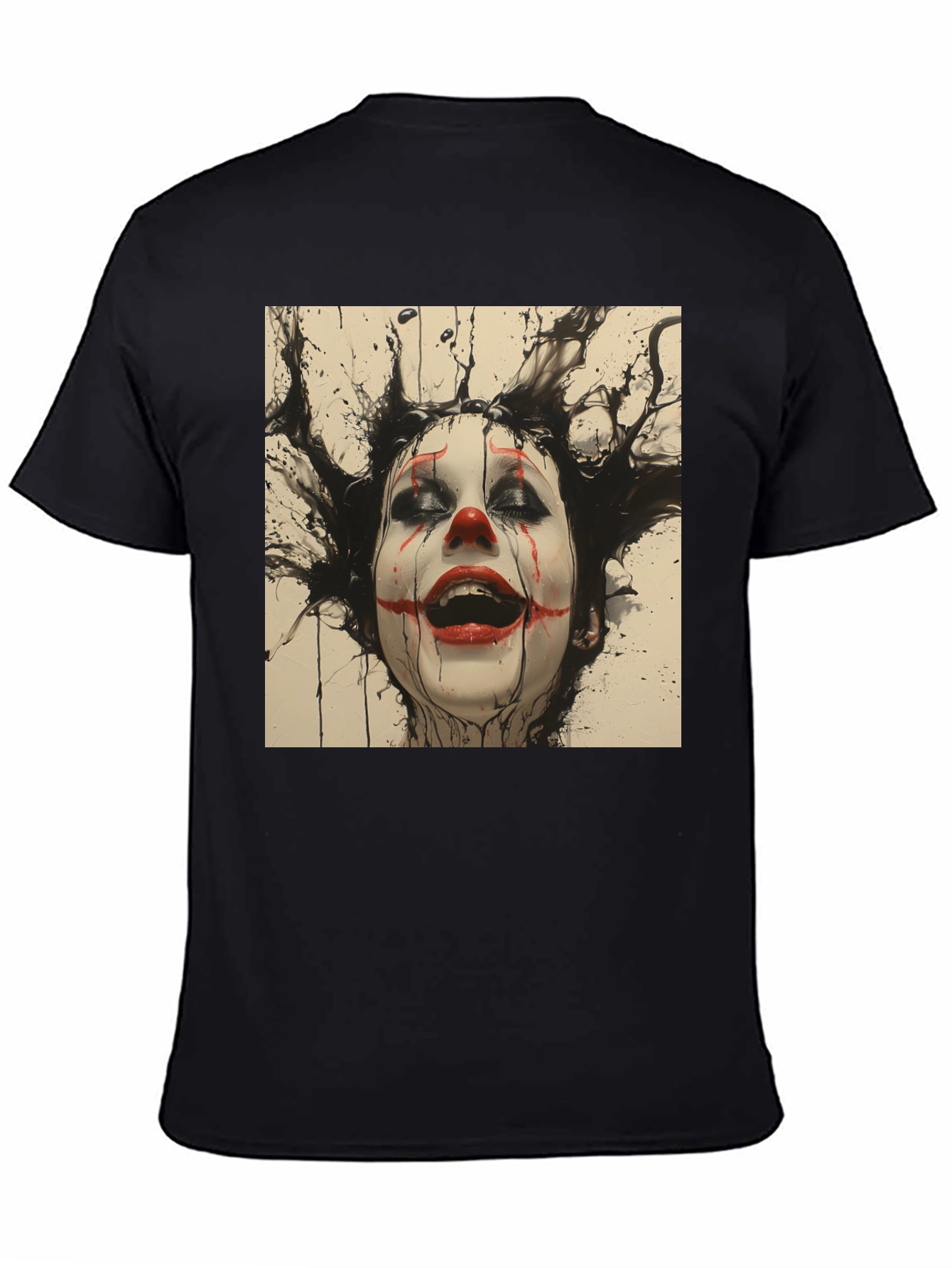 Clown Graphic Black T-Shirt