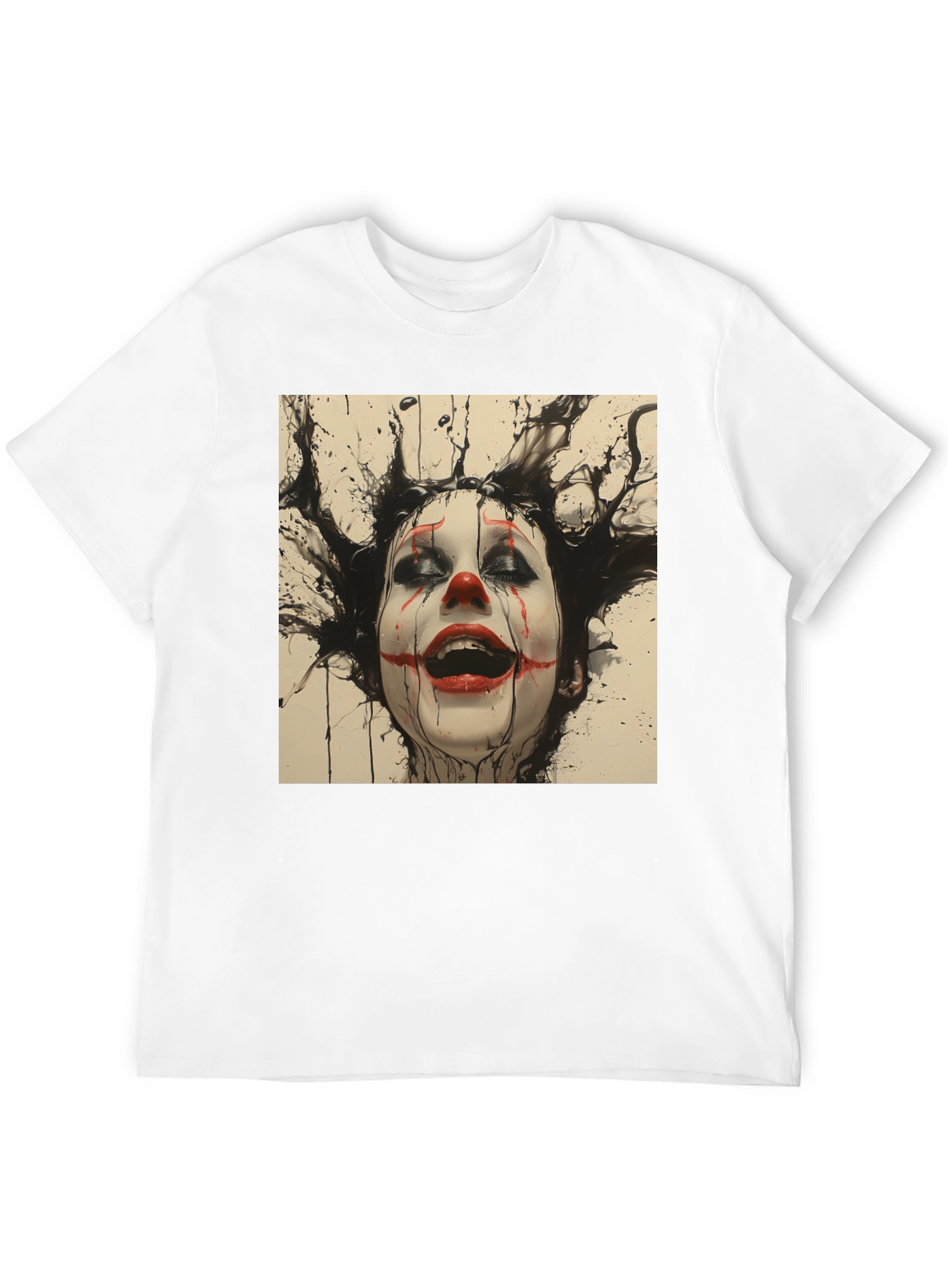 Clown Graphic Black T-Shirt