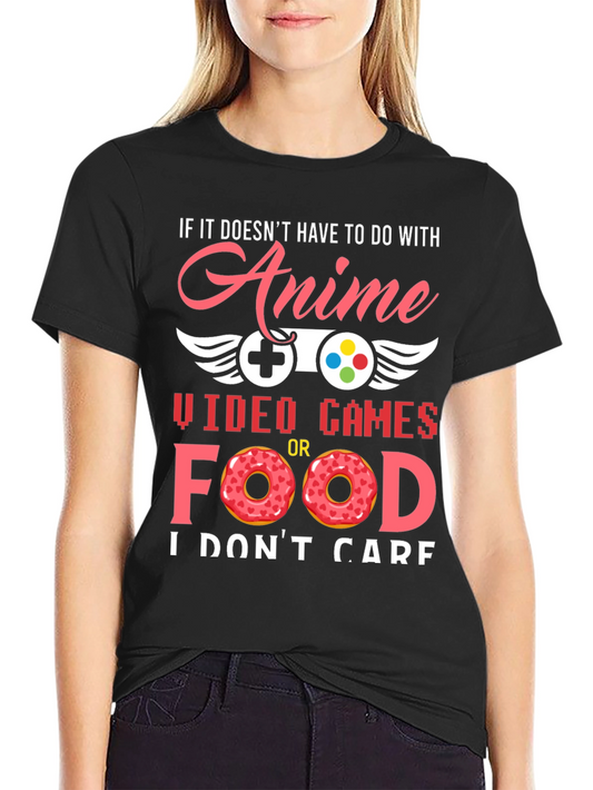 Anime Video Games Food T-Shirt