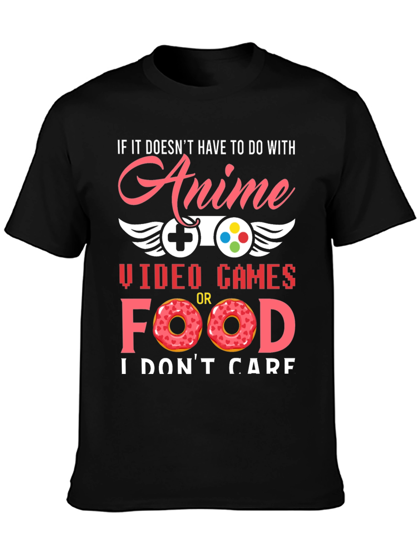 Anime Video Games Food T-Shirt