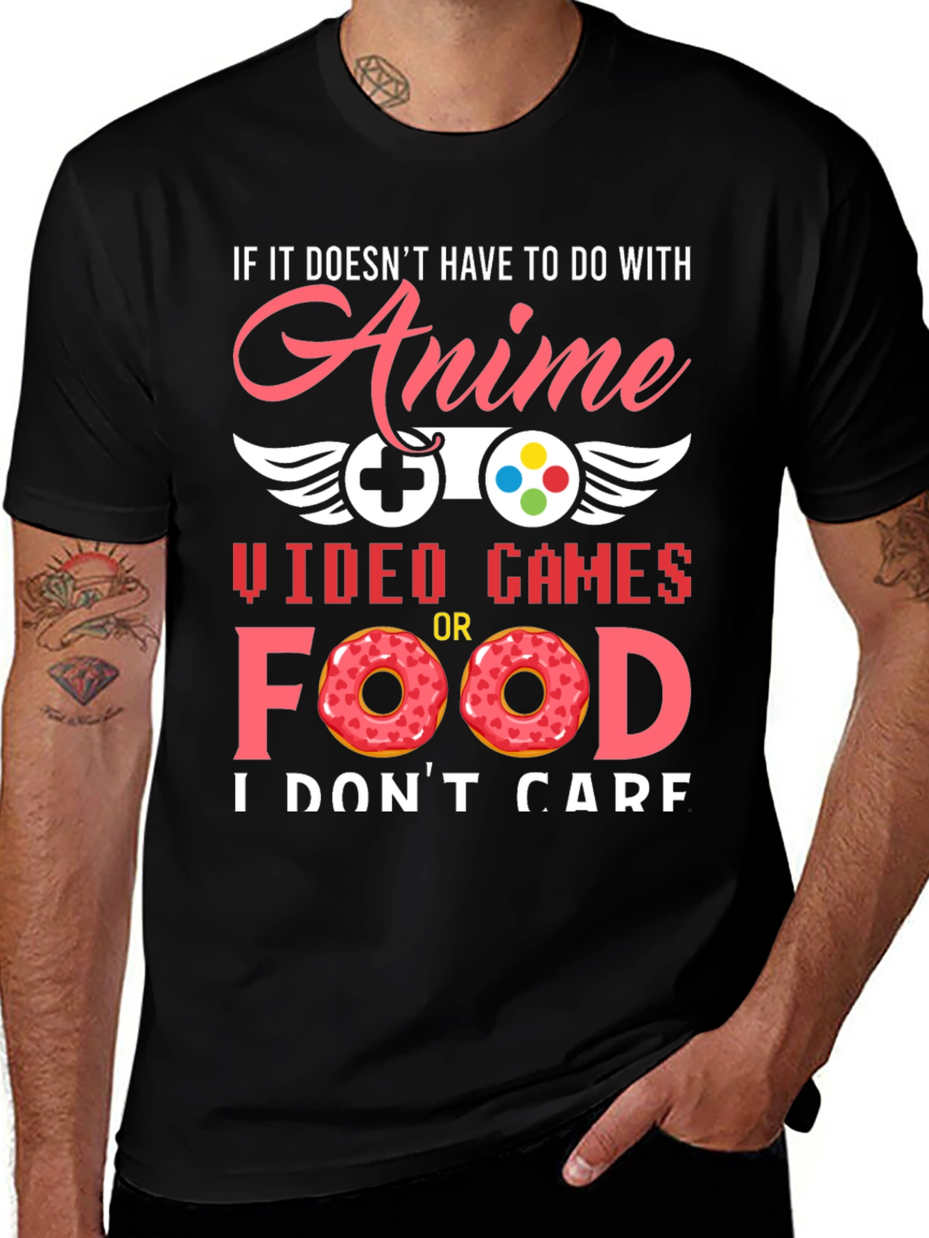 Anime Video Games Food T-Shirt