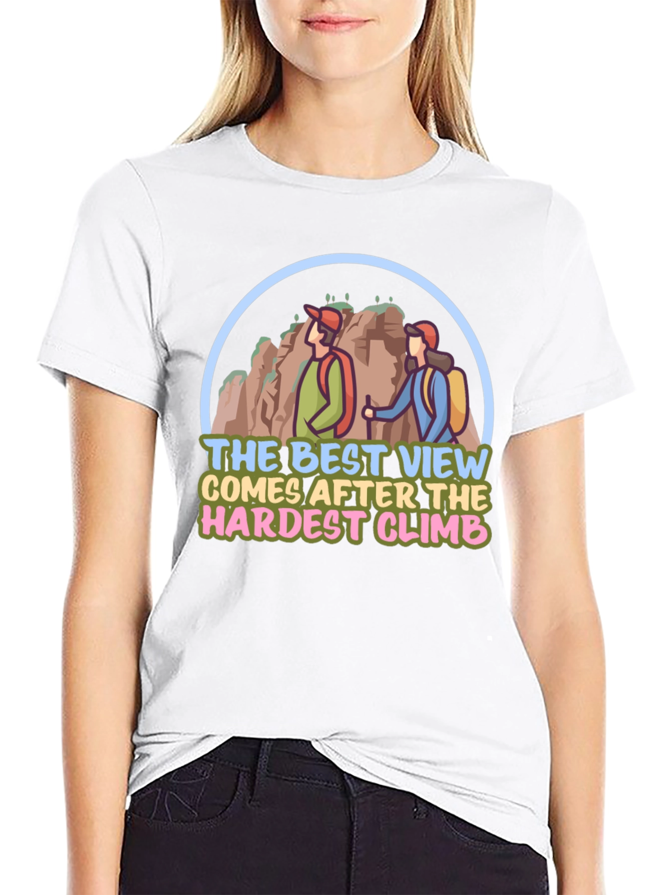 Hiking Adventure T-Shirt: Best View After the Climb