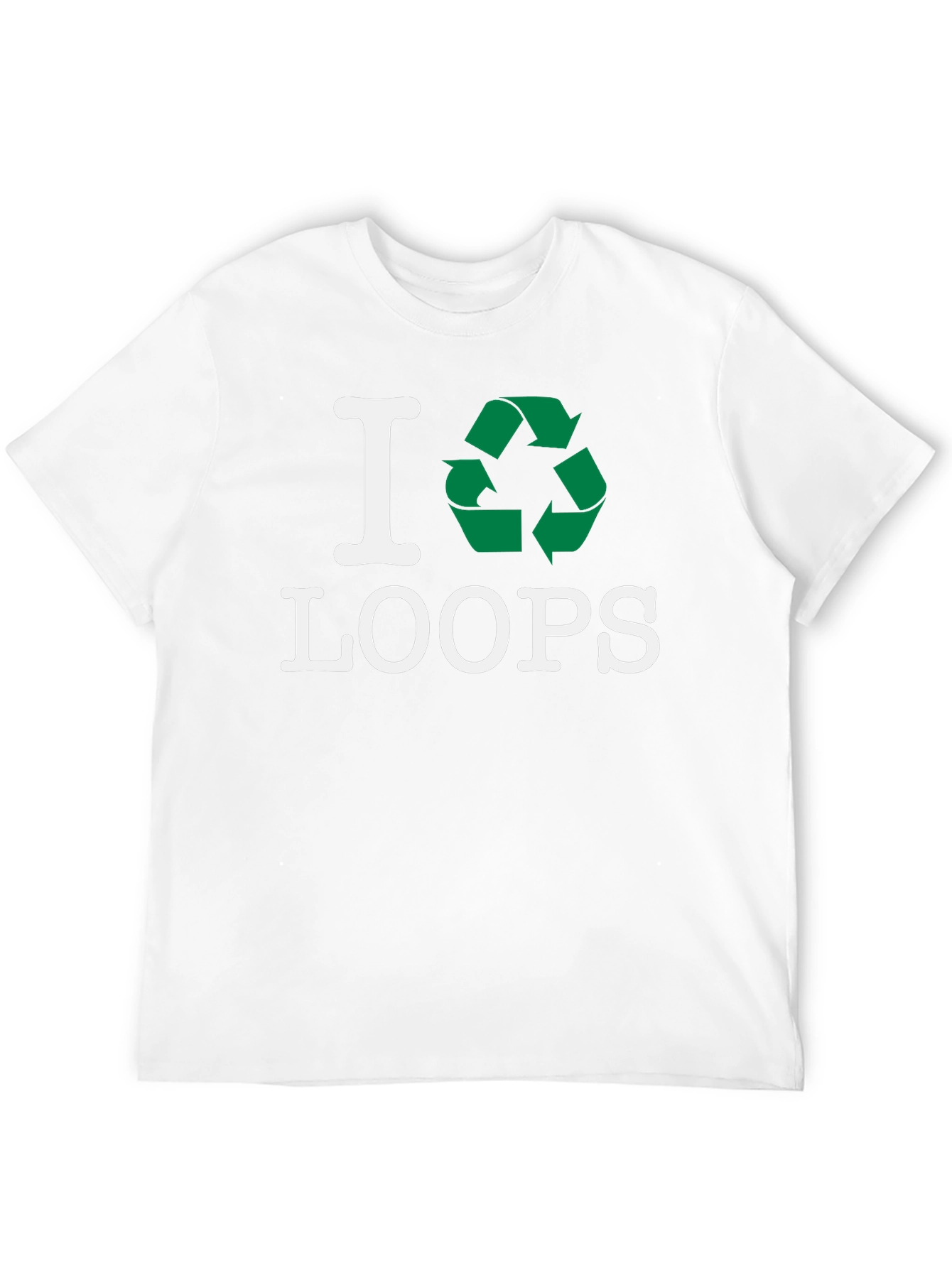 I Recycle Loops T-Shirt - Eco Friendly Fashion