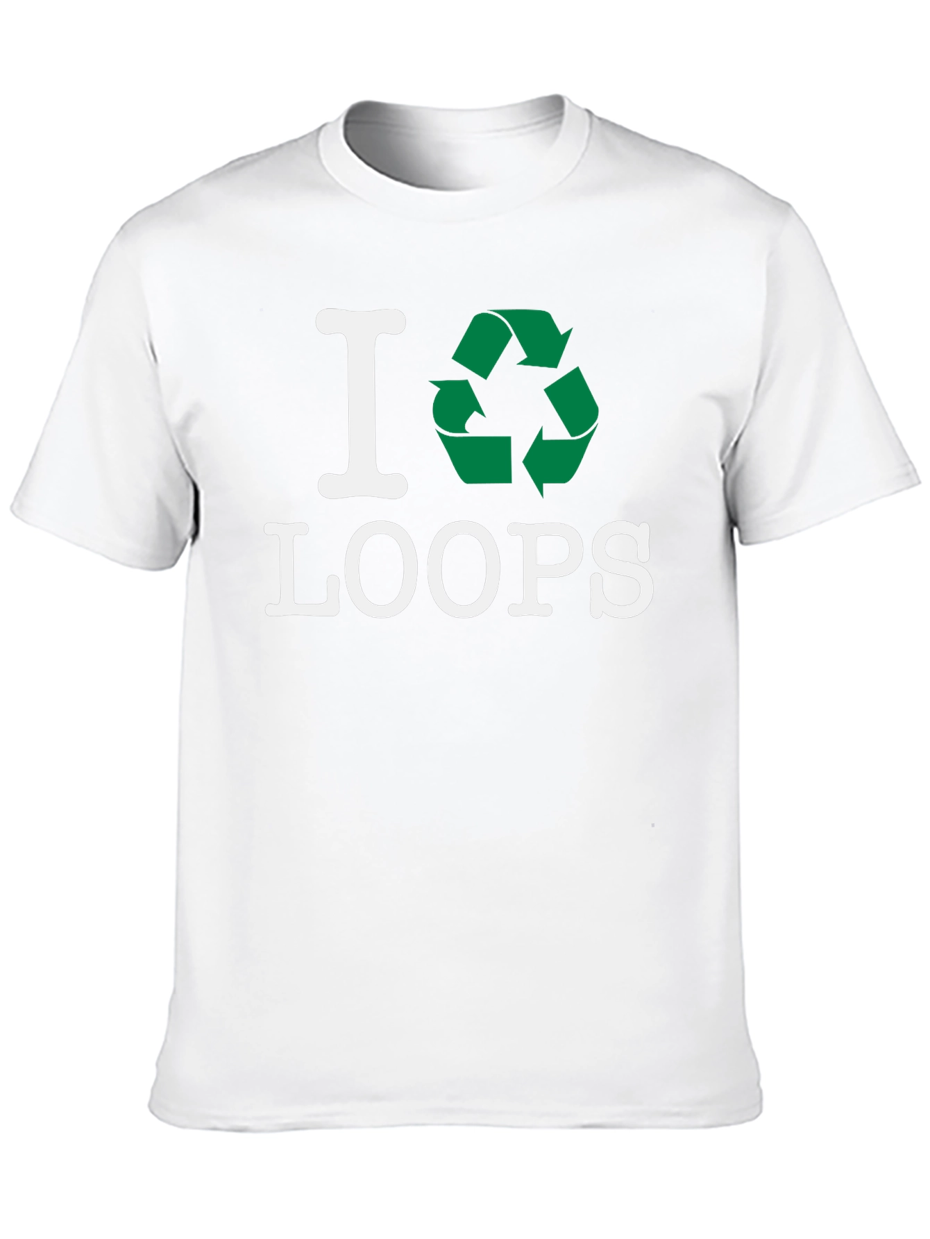 I Recycle Loops T-Shirt - Eco Friendly Fashion