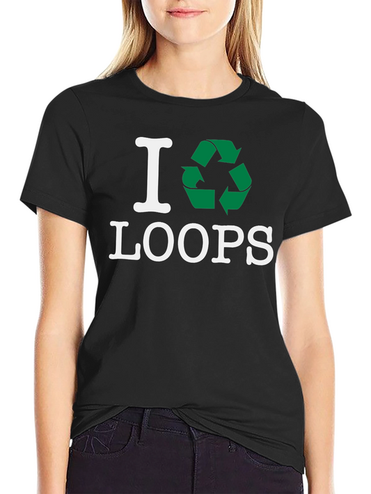 I Recycle Loops T-Shirt - Eco Friendly Fashion