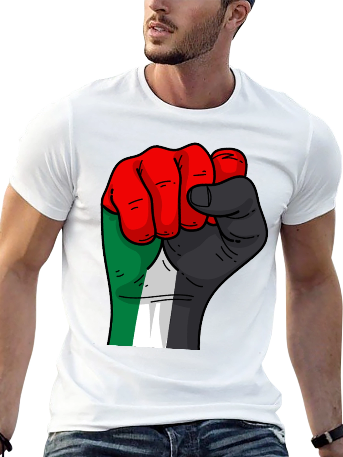 Pan-African Fist Graphic Tee
