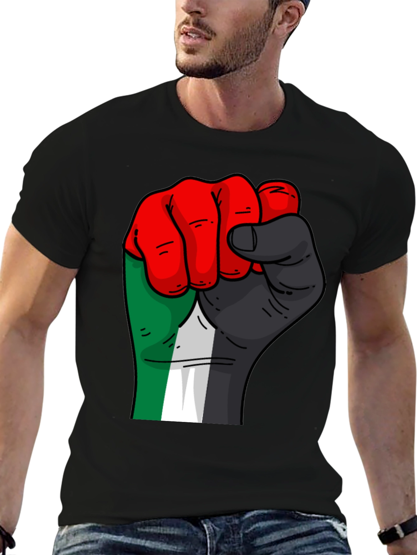 Pan-African Fist Graphic Tee