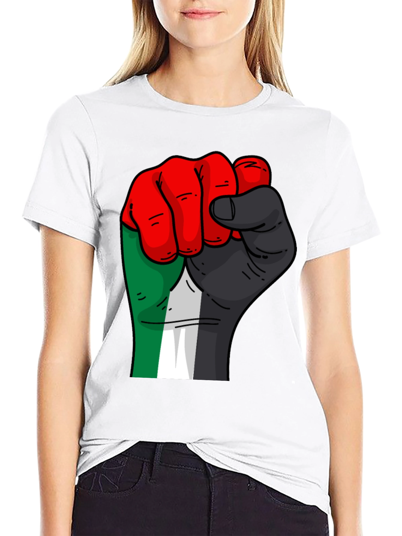 Pan-African Fist Graphic Tee