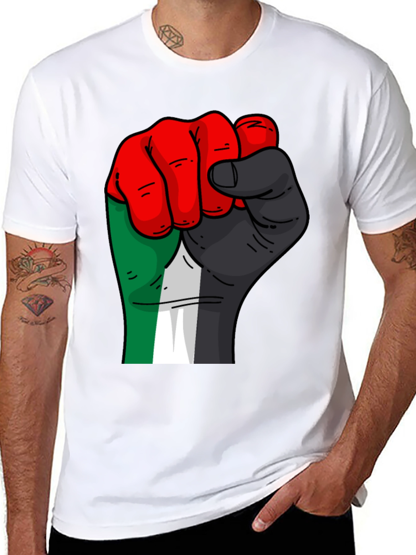 Pan-African Fist Graphic Tee