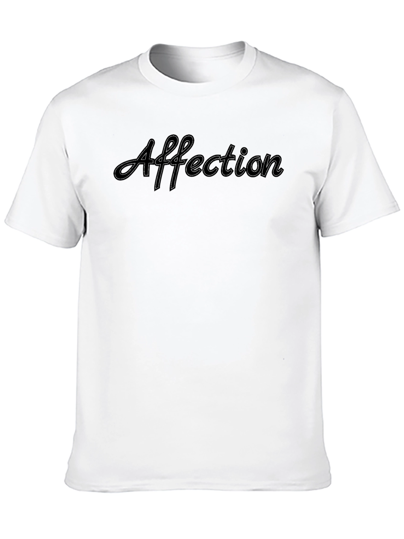 Affection Black Crew Neck T-Shirt