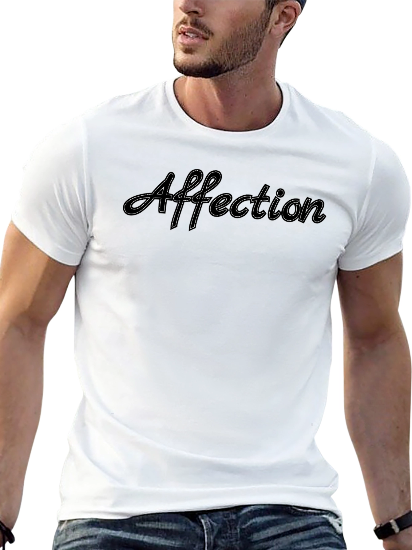 Affection Black Crew Neck T-Shirt
