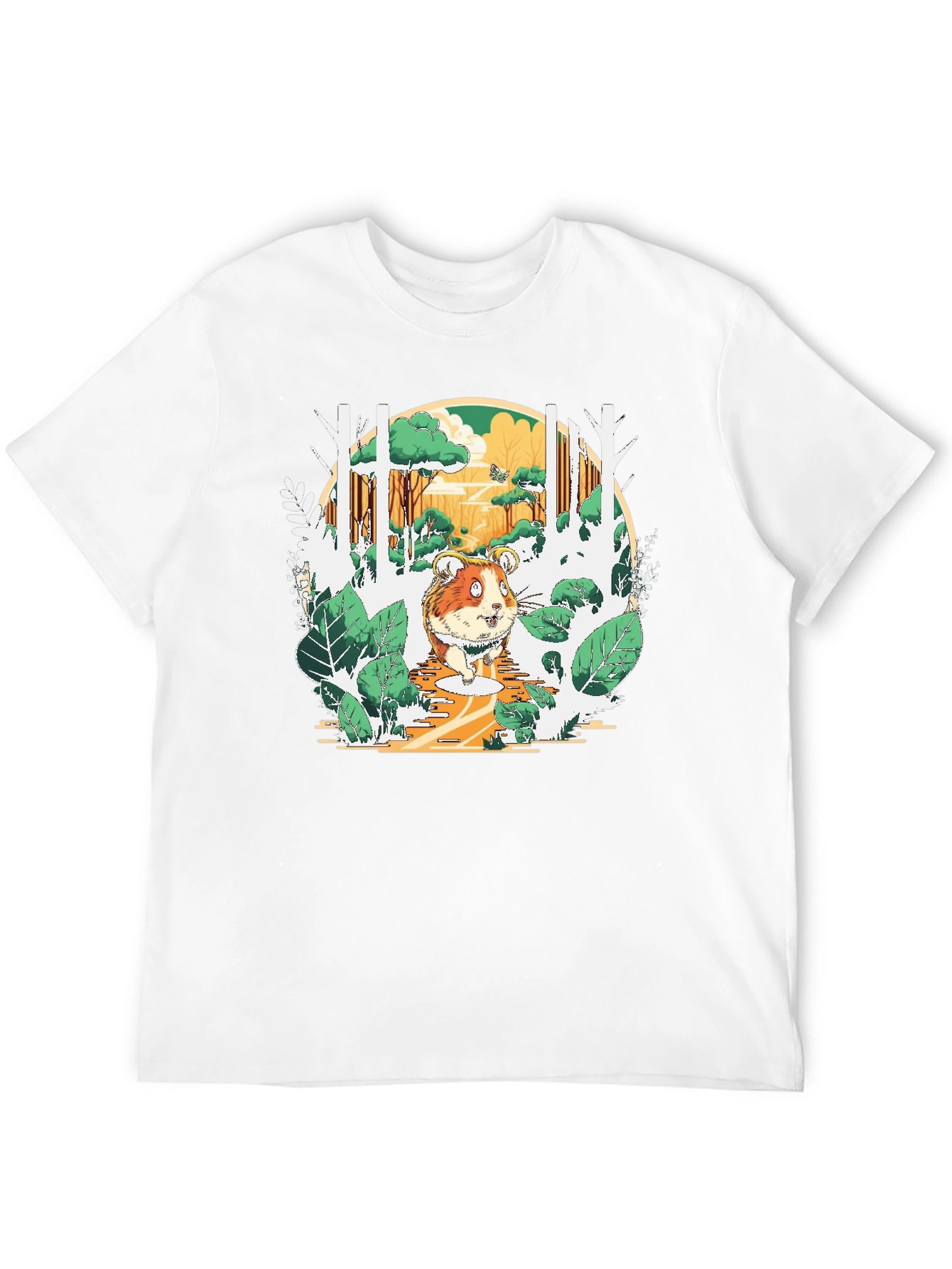 Guinea Pig Forest Graphic Tee - Black
