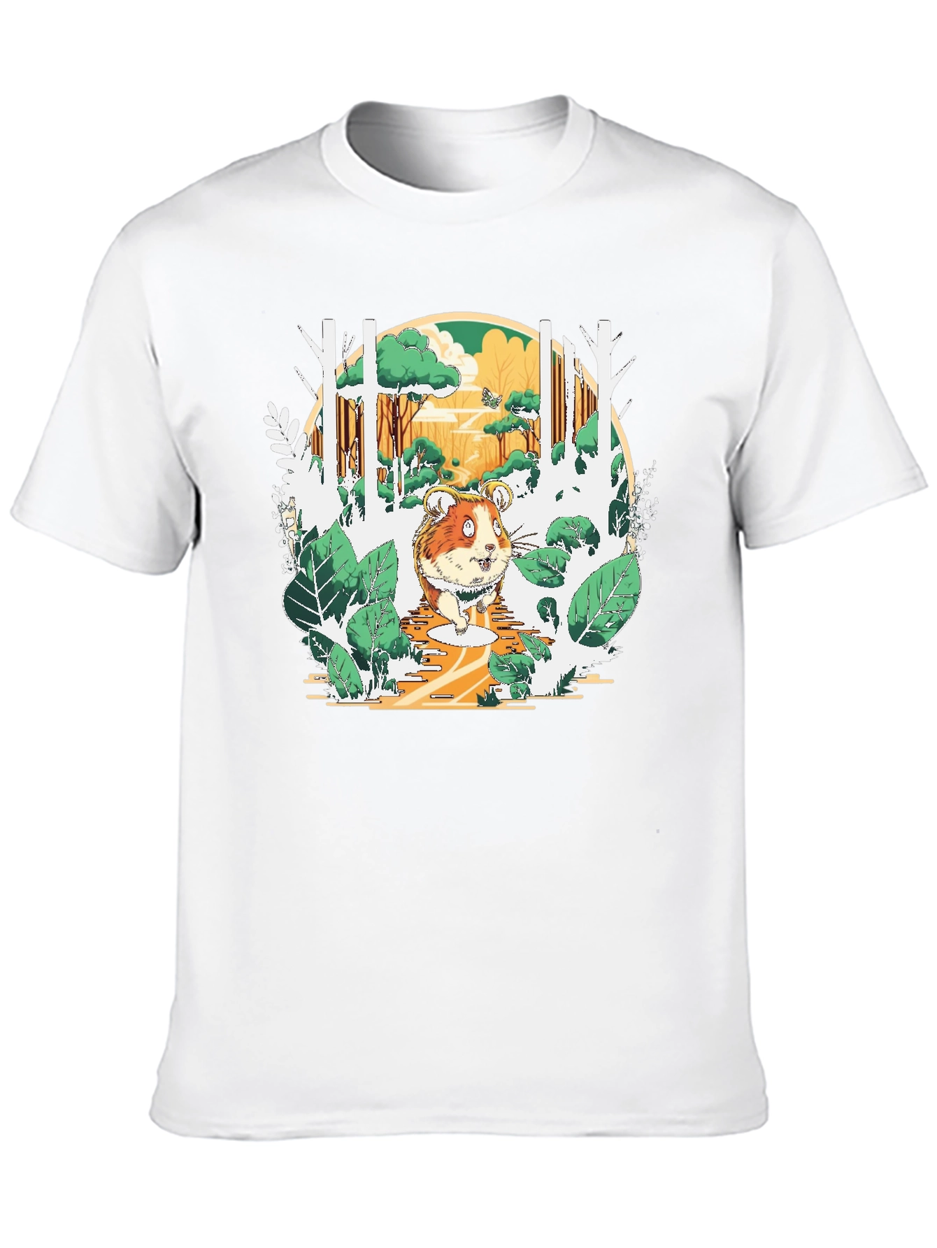 Guinea Pig Forest Graphic Tee - Black