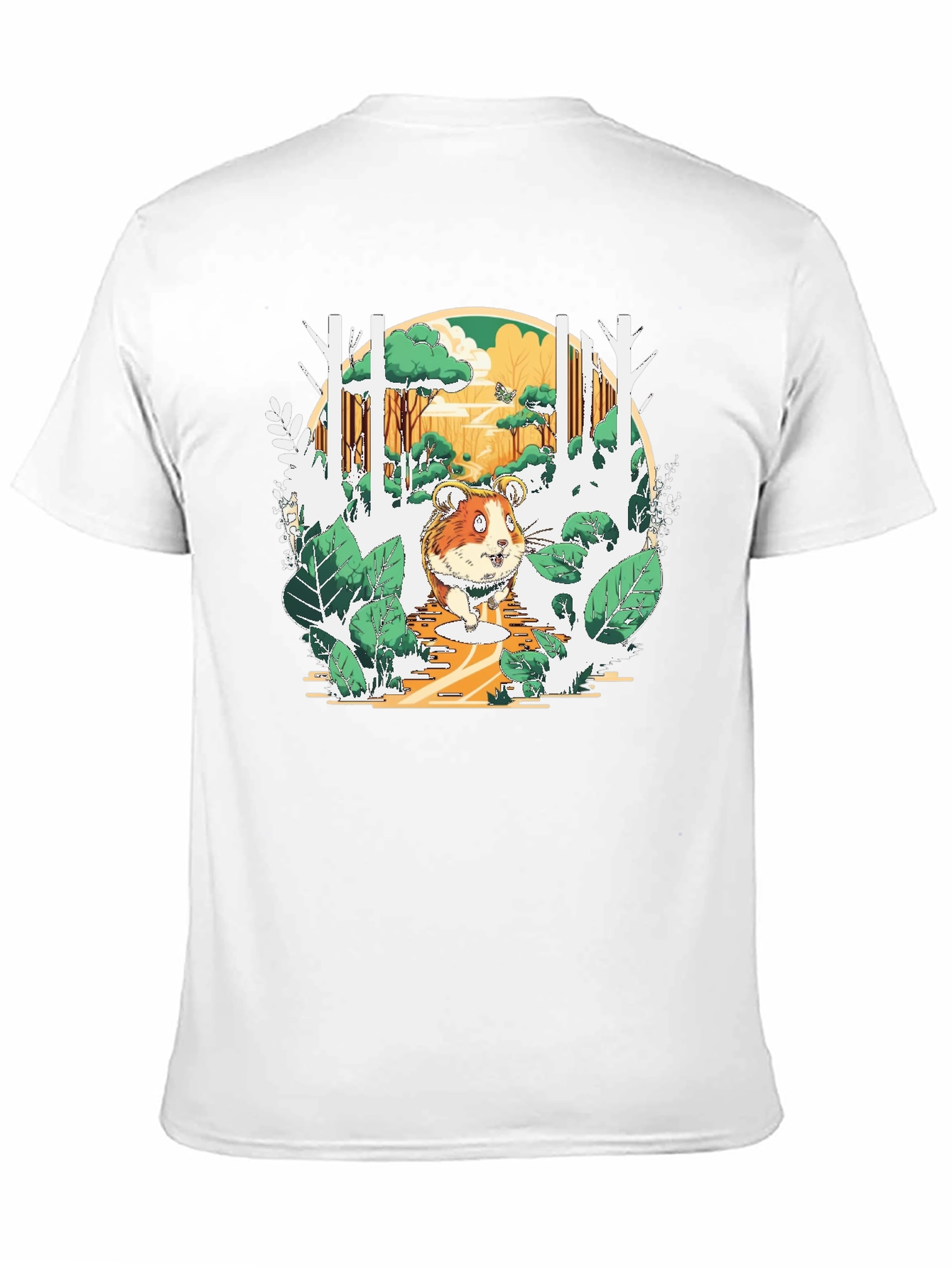 Guinea Pig Forest Graphic Tee - Black