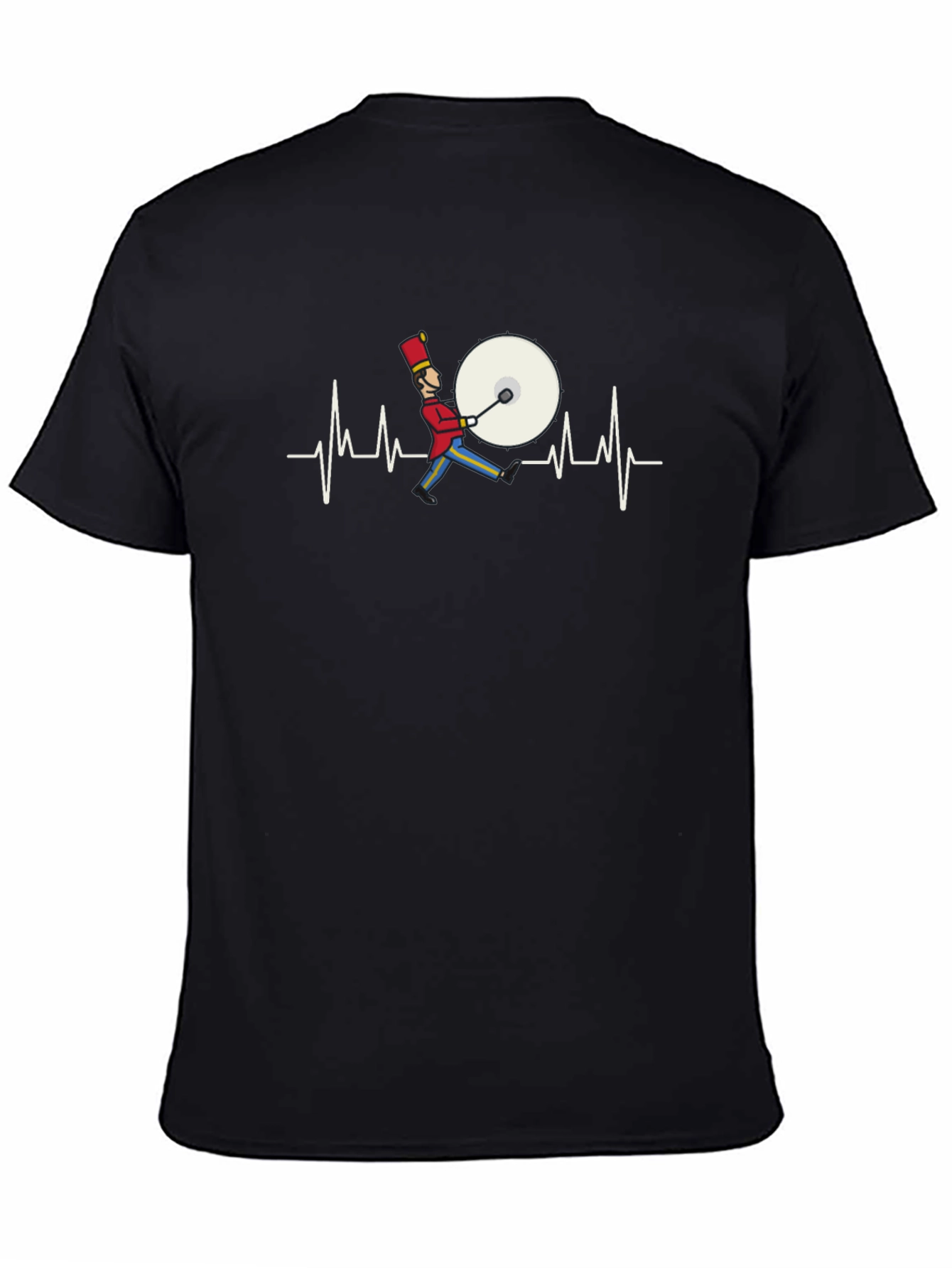 Drummer Heartbeat Graphic Tee