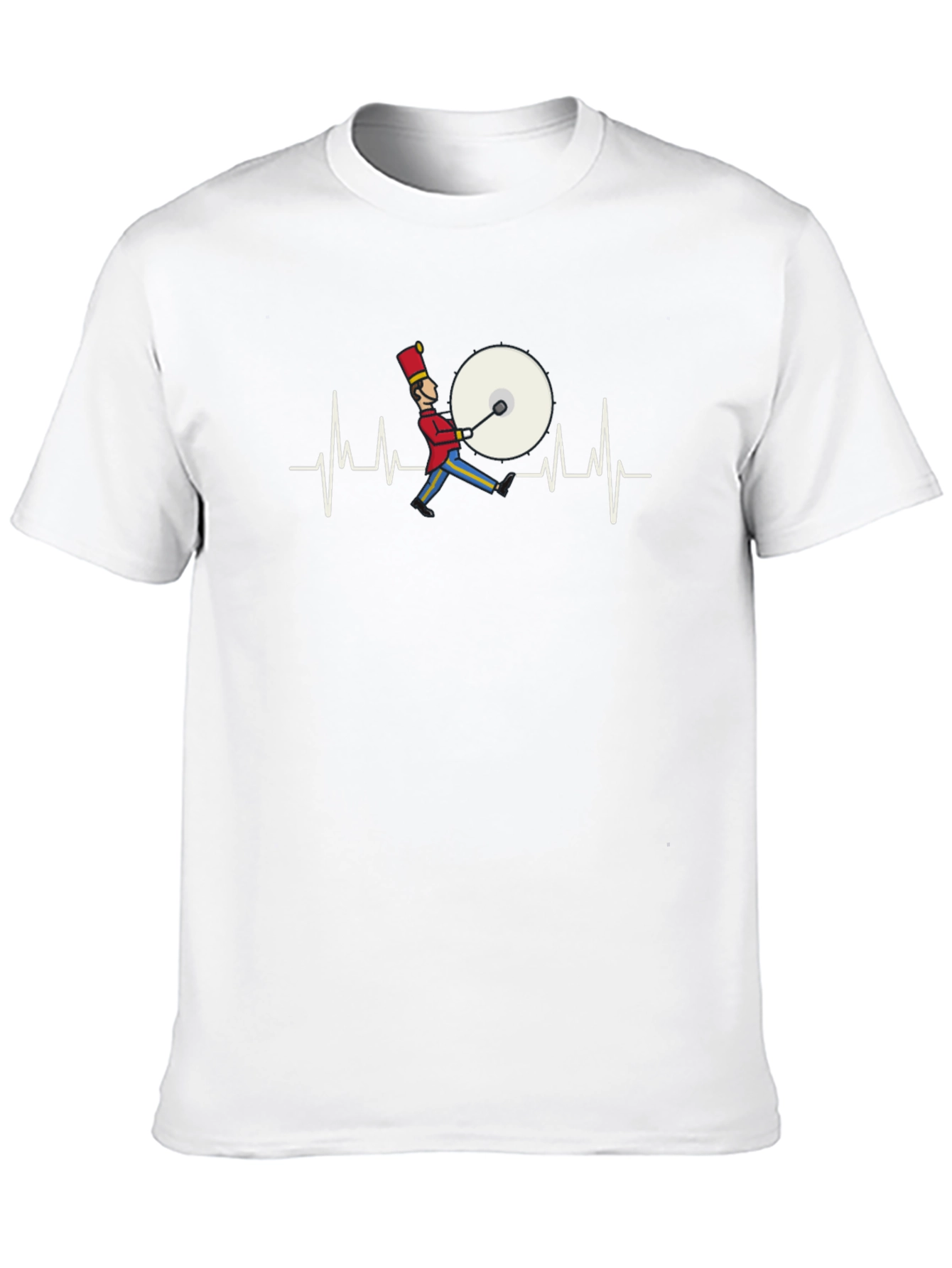 Drummer Heartbeat Graphic Tee