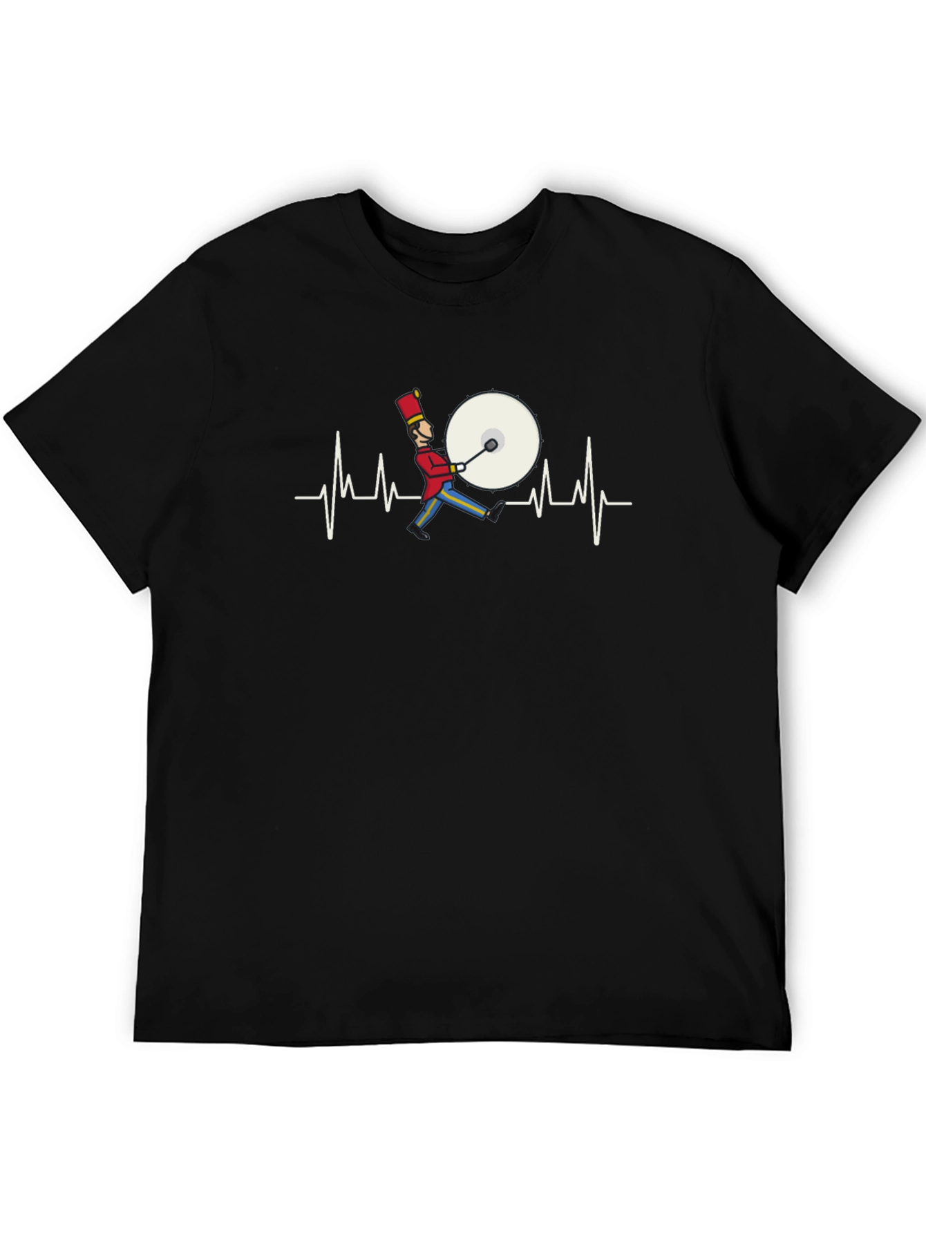 Drummer Heartbeat Graphic Tee