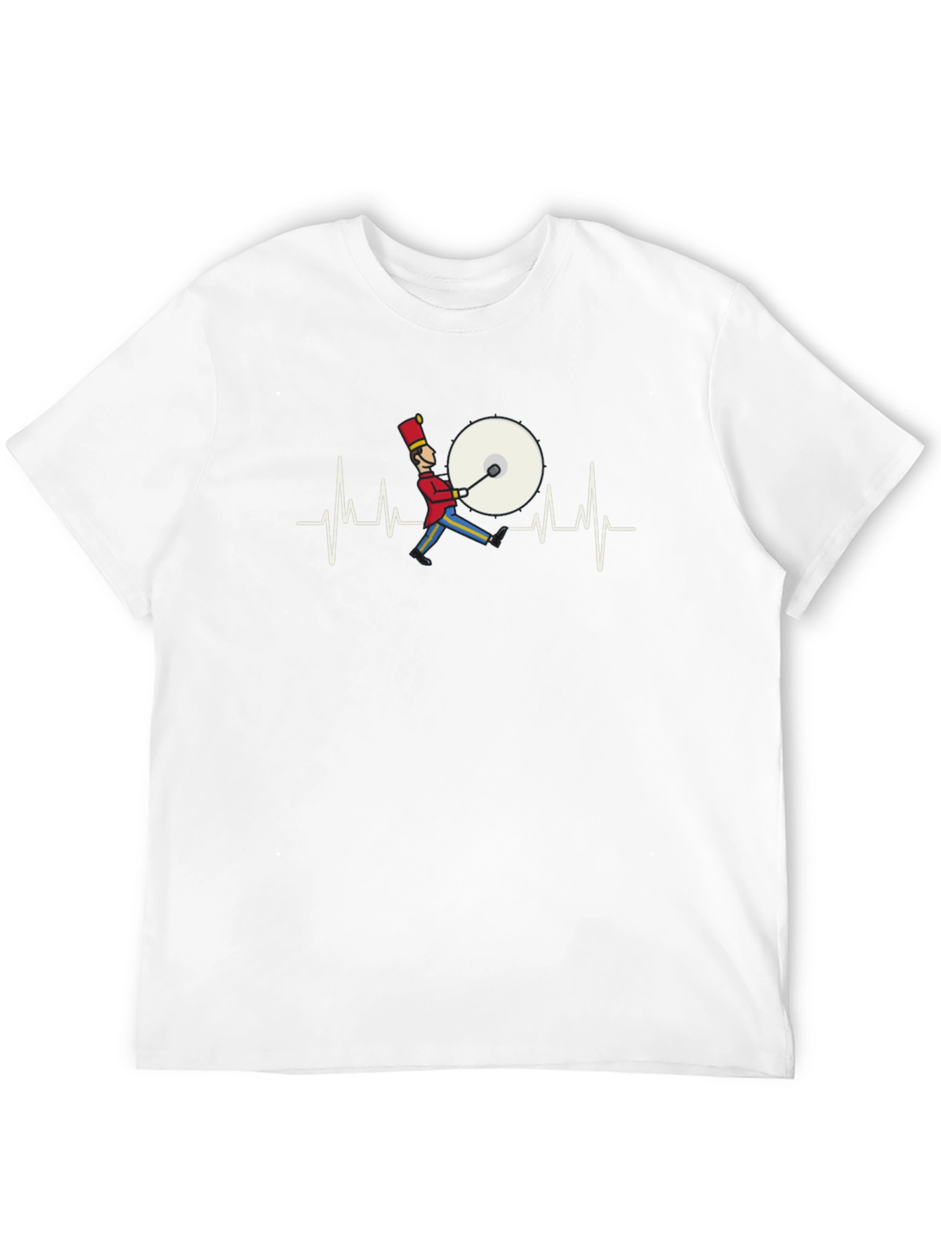Drummer Heartbeat Graphic Tee