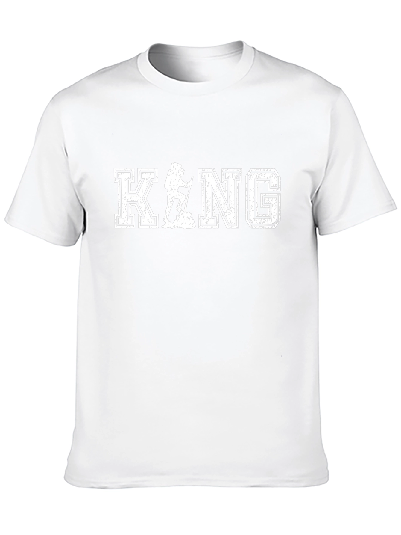 King Hiking T-Shirt - Black Crew Neck Tee
