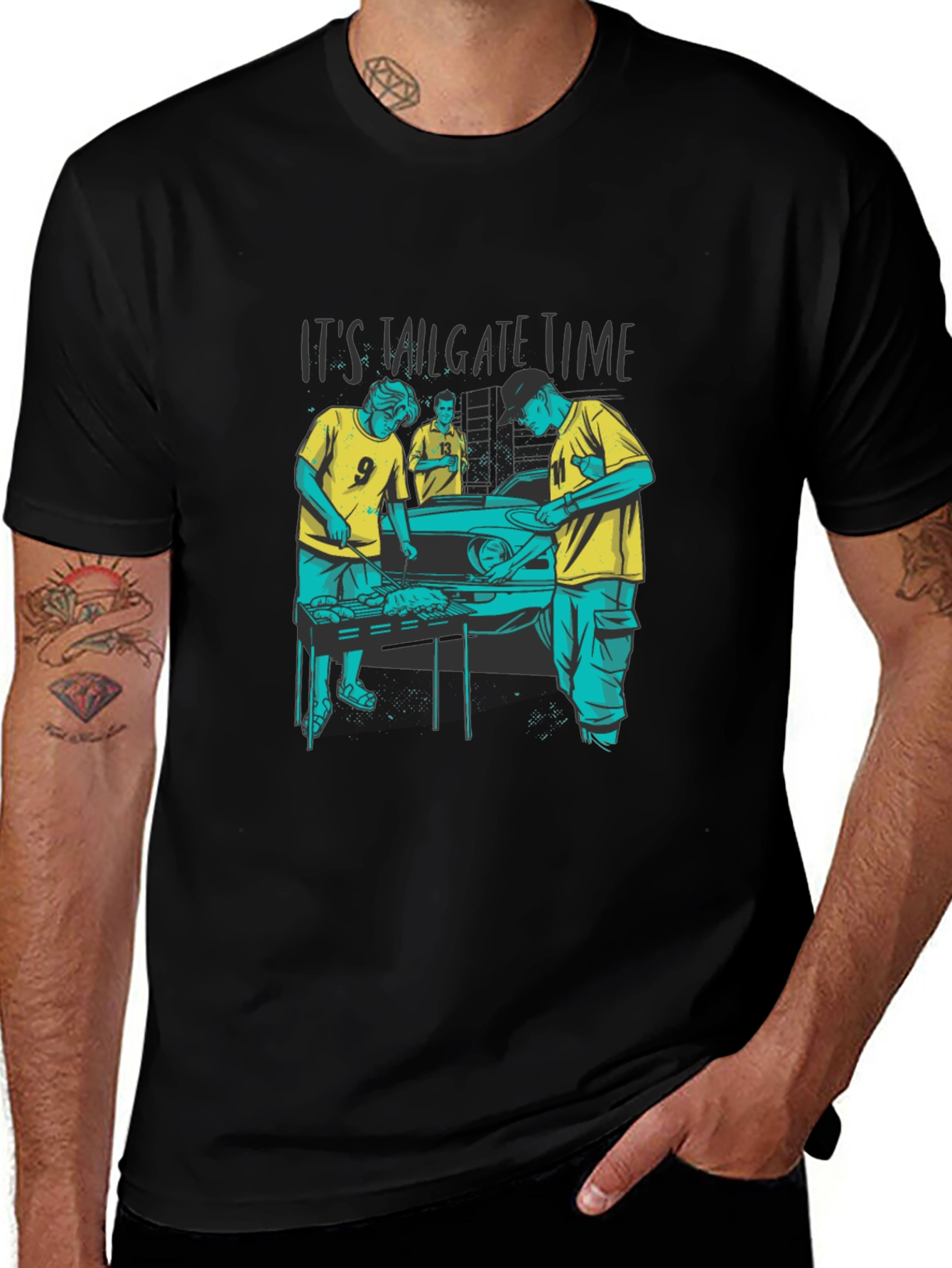 Its Tailgate Time Graphic Tee