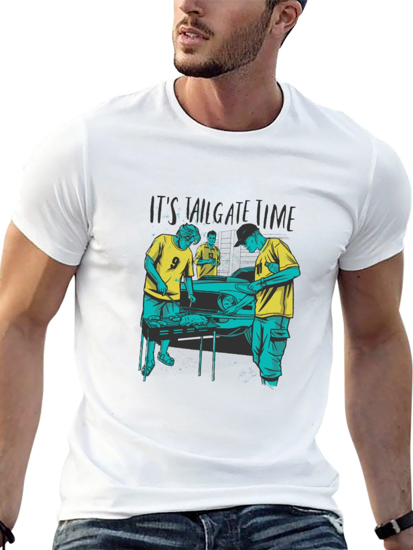 Its Tailgate Time Graphic Tee