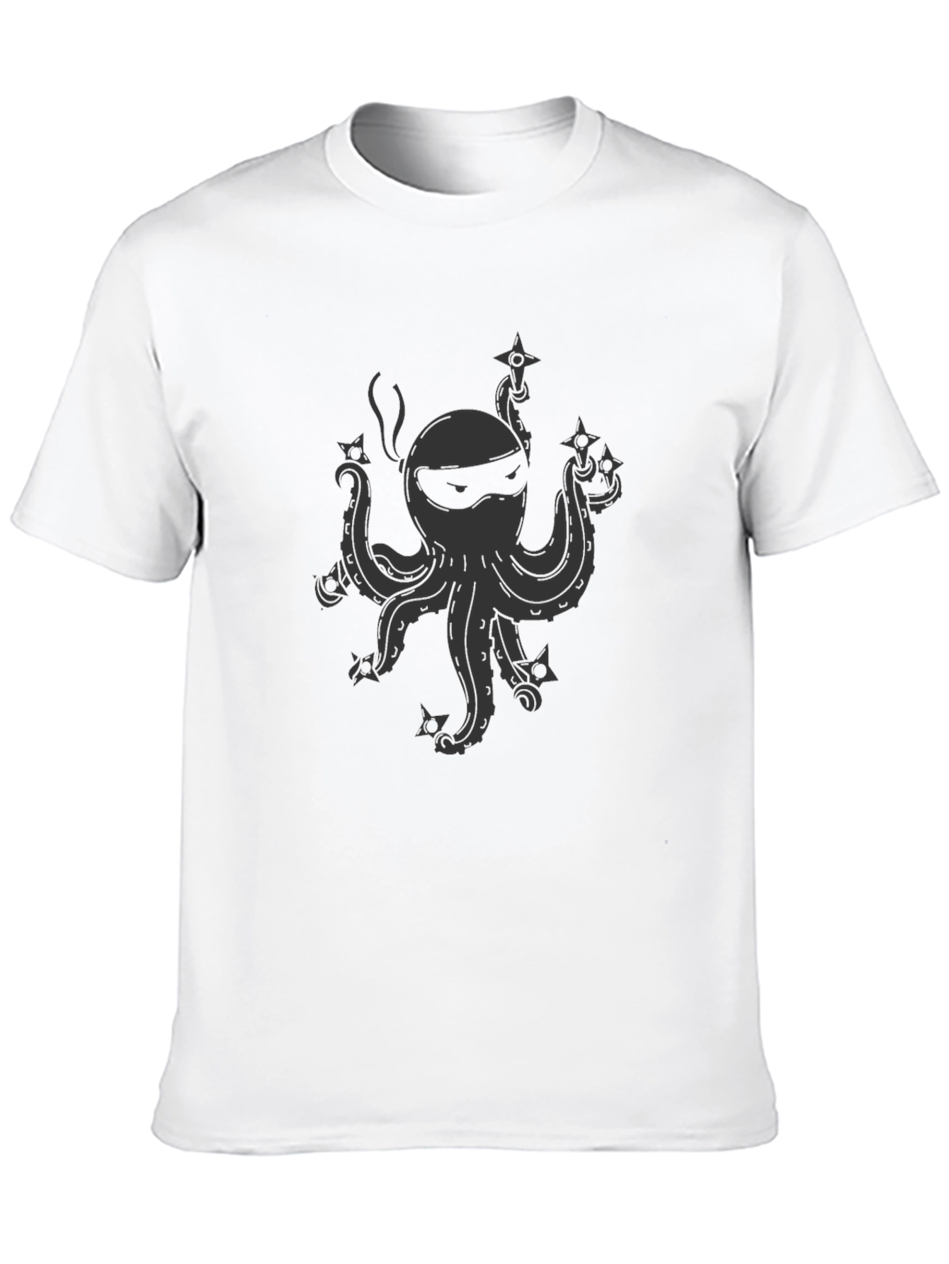 Ninja Octopus Graphic Tee - Black