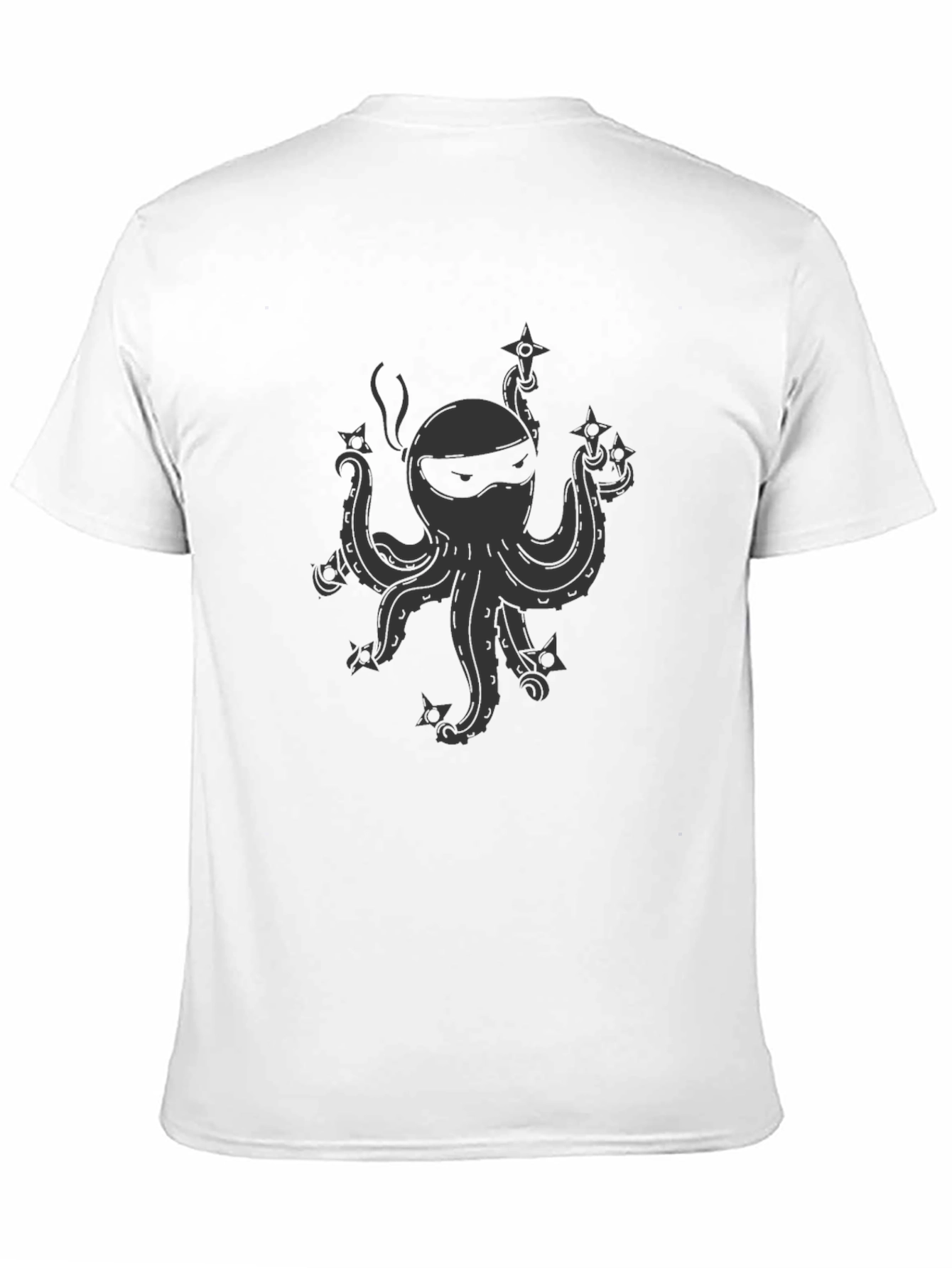 Ninja Octopus Graphic Tee - Black