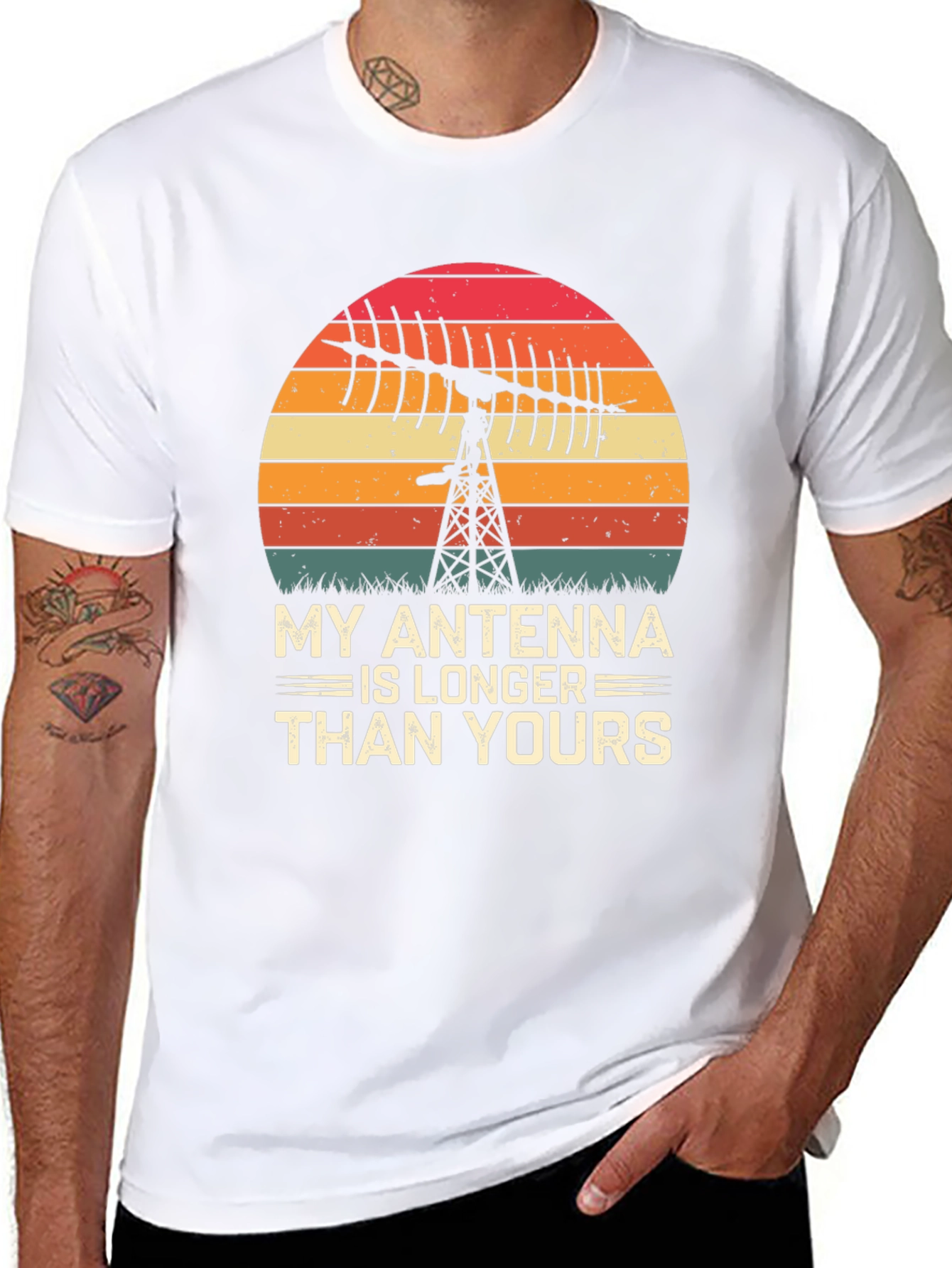 My Antenna Is Longer Funny Ham Radio T-Shirt