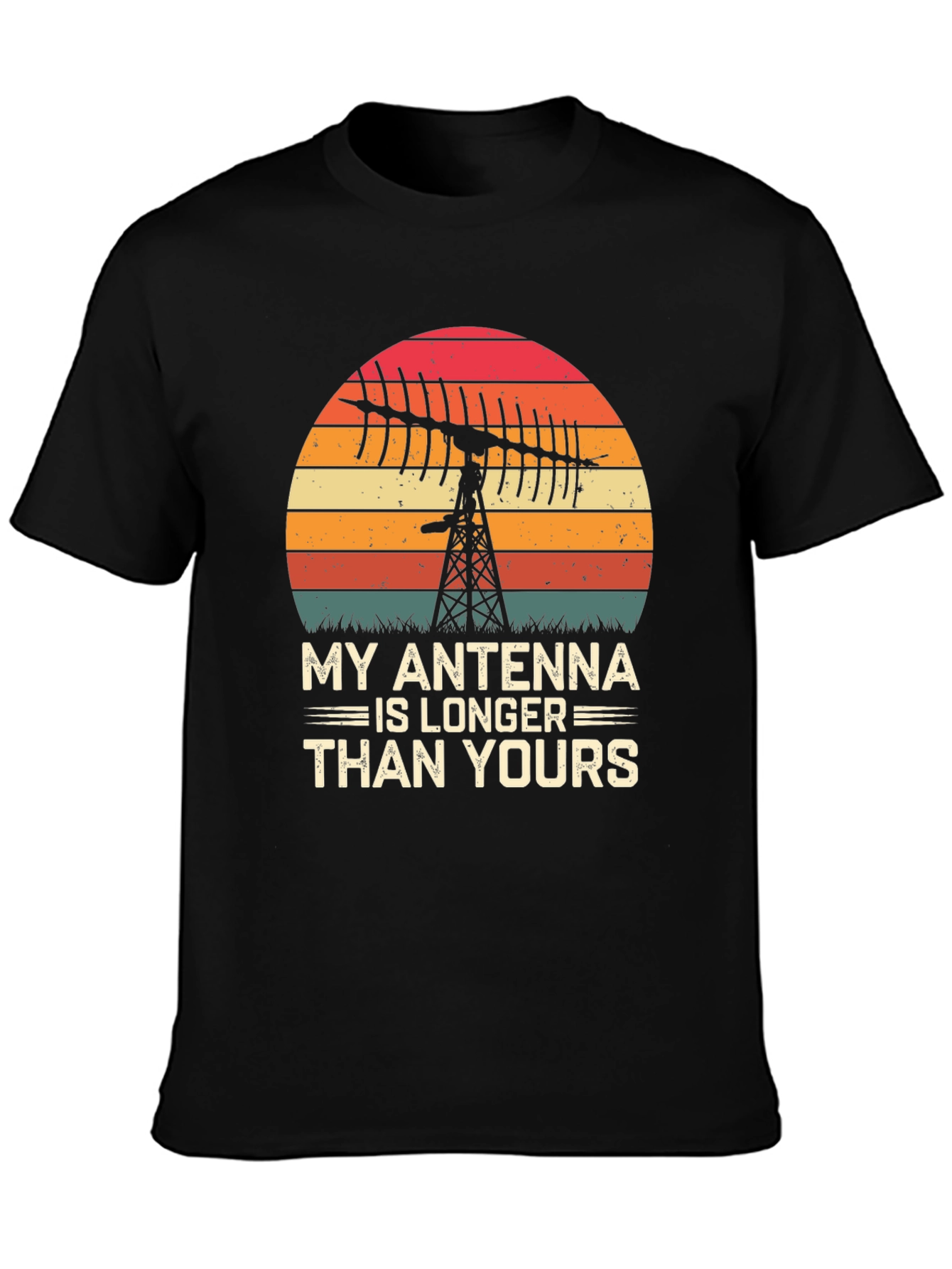 My Antenna Is Longer Funny Ham Radio T-Shirt